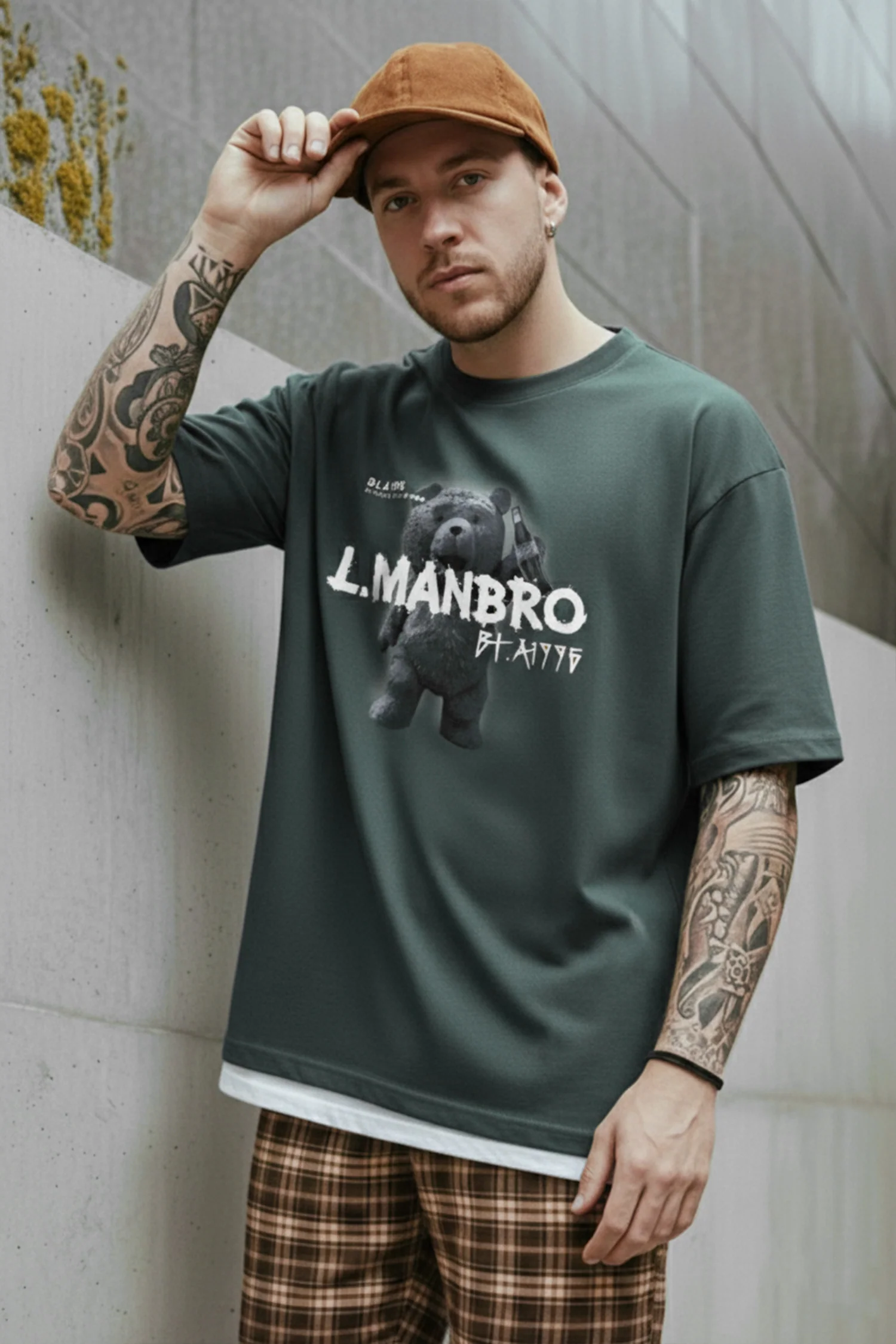 Mens Premium Printed Round Neck T-shirt - Image 10