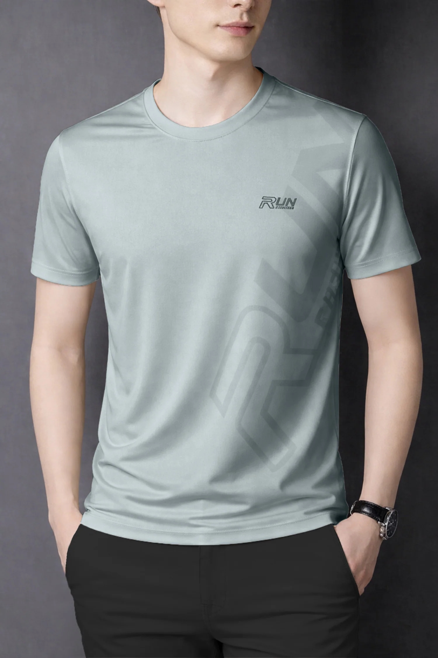 Mens Reliable Fit Round Neck T-shirt* - Image 4