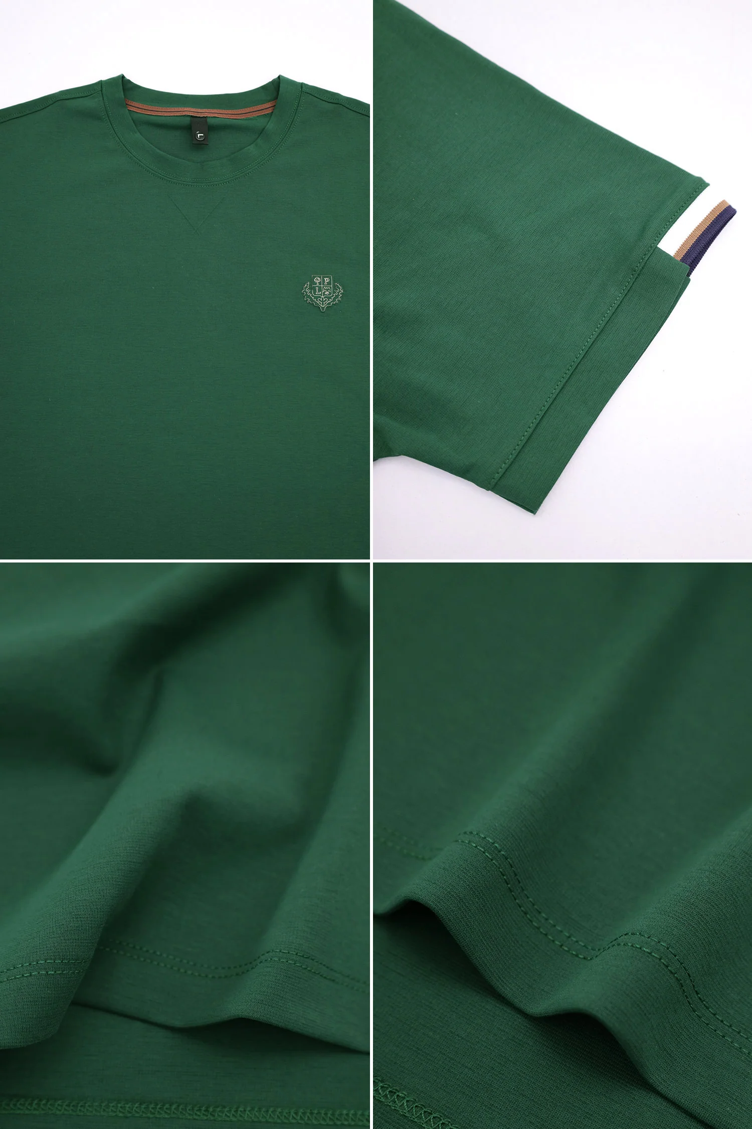 Men's Small Emblem On Chest T-Shirt - Image 9
