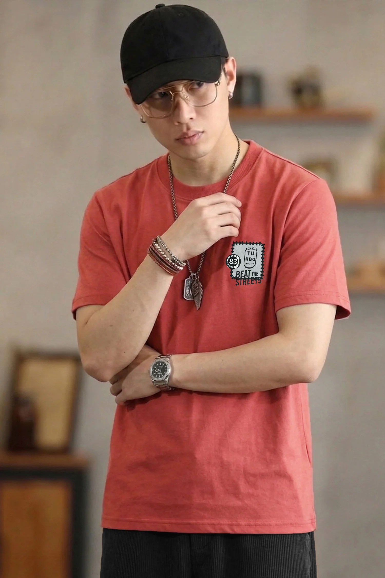 Mens Smart Essential Round Neck Tee