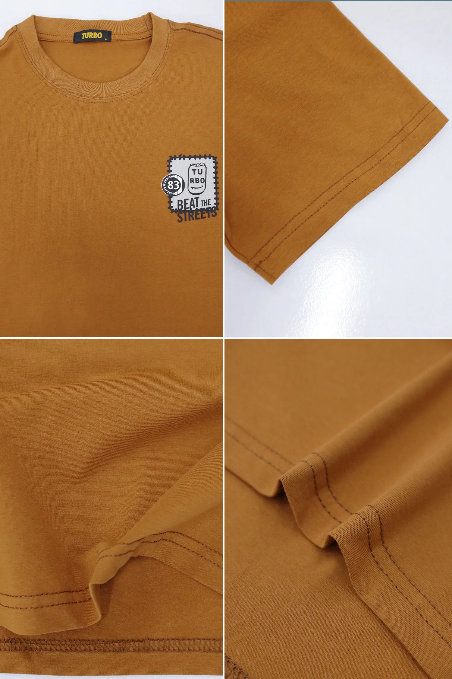 Mens Smart Essential Round Neck Tee - Image 6
