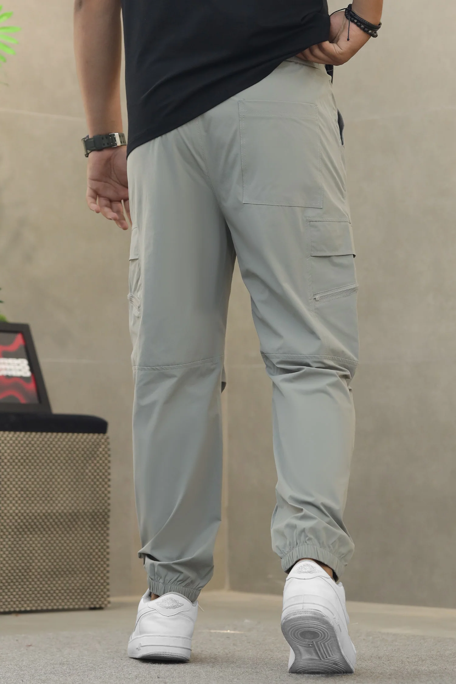 Men's Street Style Multiple-Pockets Cargo Trouser - Image 9