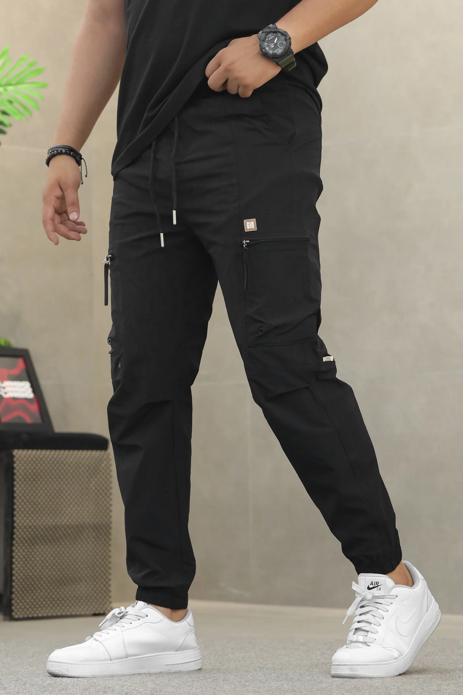 Men's Summer Lightweight Multi-Pocket Cargo Trouser - Image 5