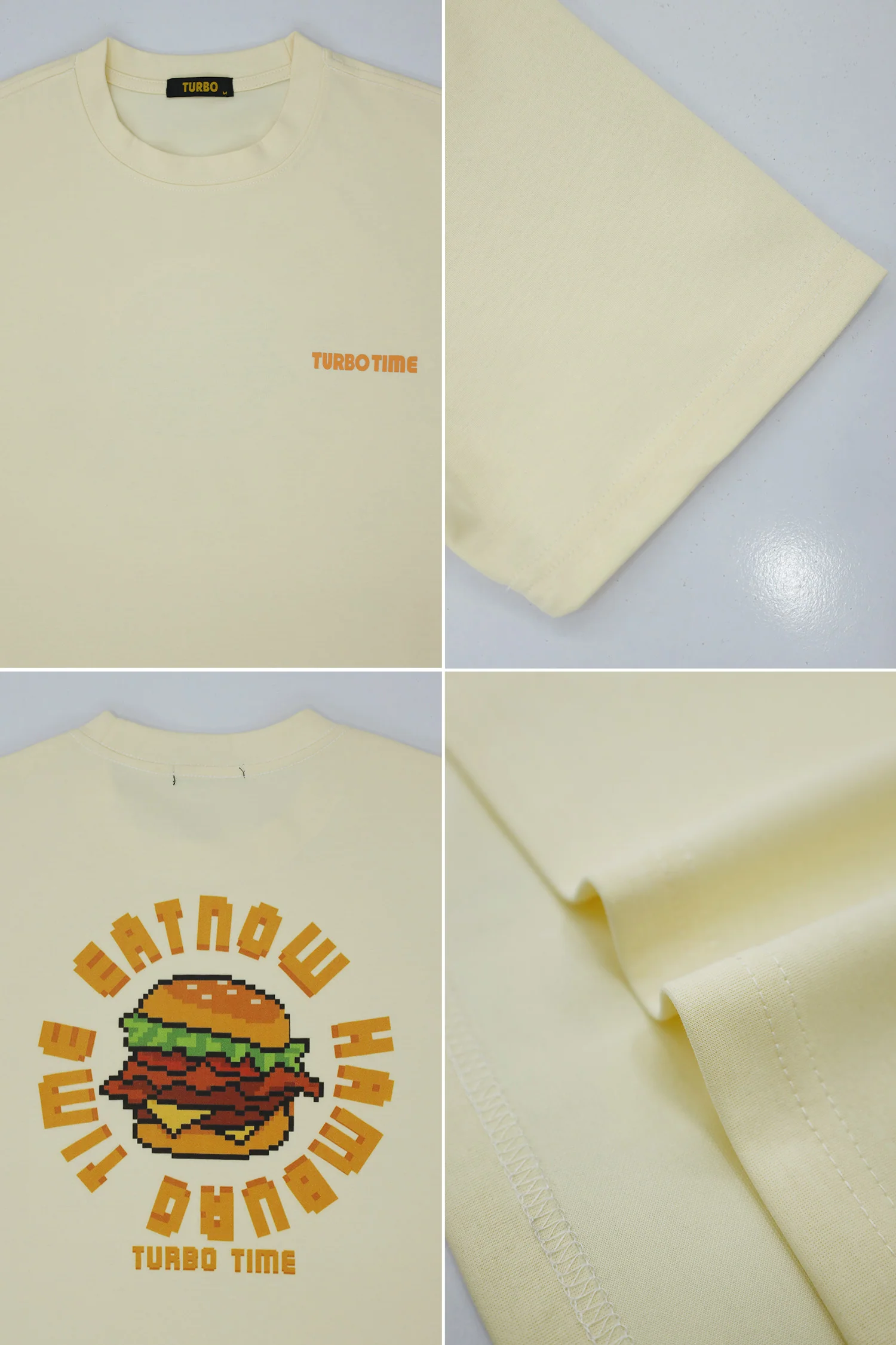 Men's Time Eat Now Typography Graphic Tee - Image 12