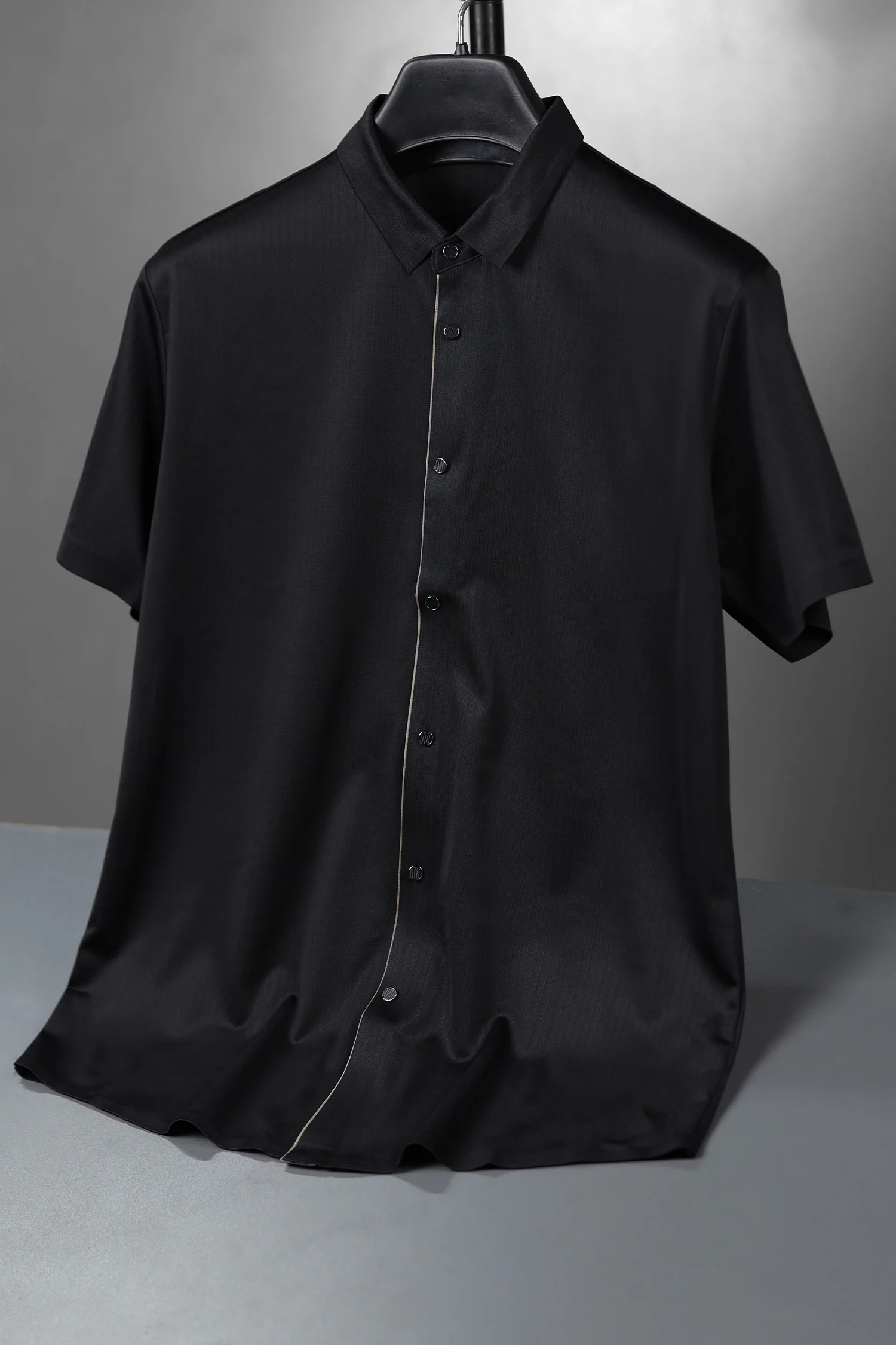 Men's Various Textured Silk Casual Shirt - Image 11