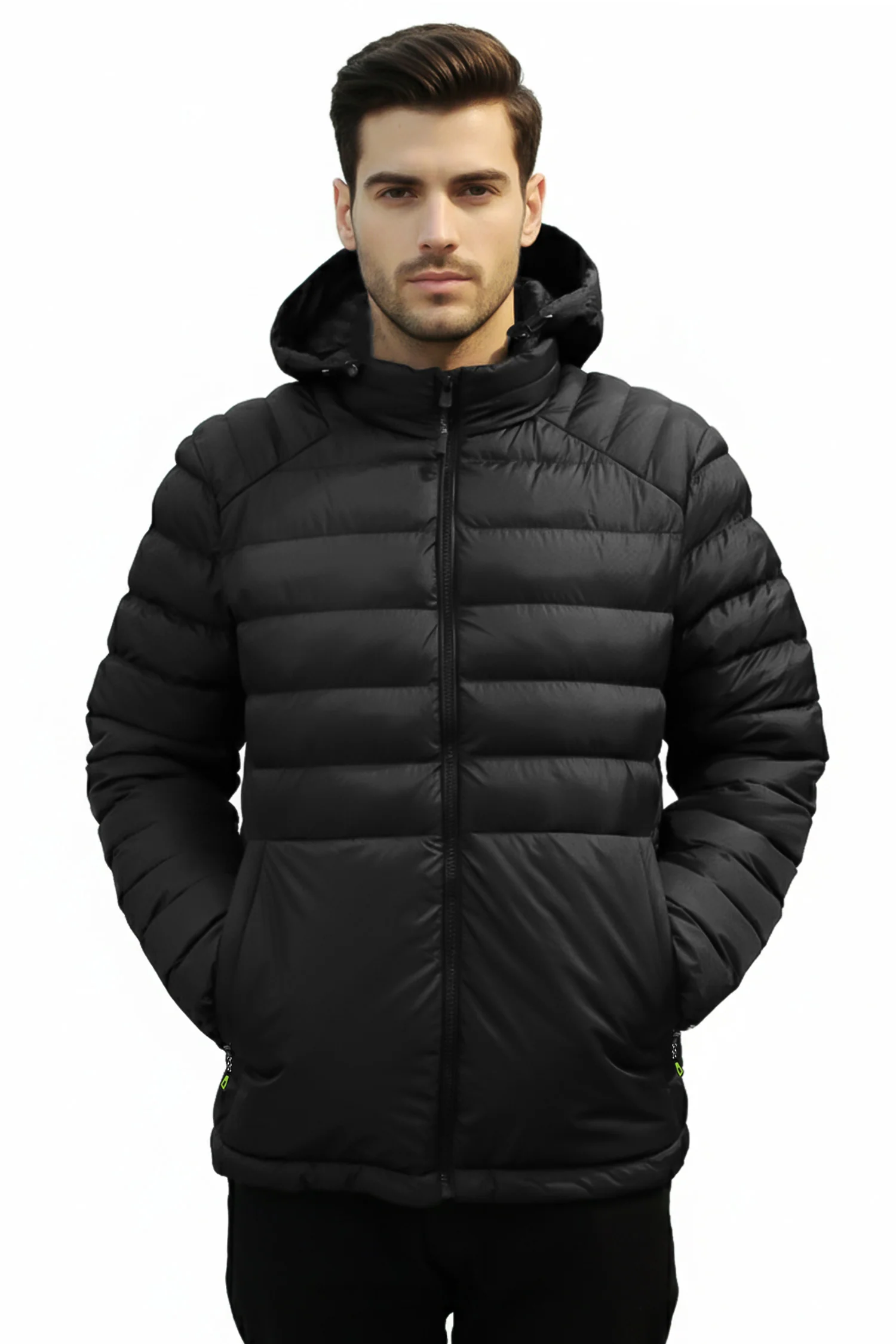 Navigation Down Hooded Bubble Padded Imported Puffer Jacket - Image 11