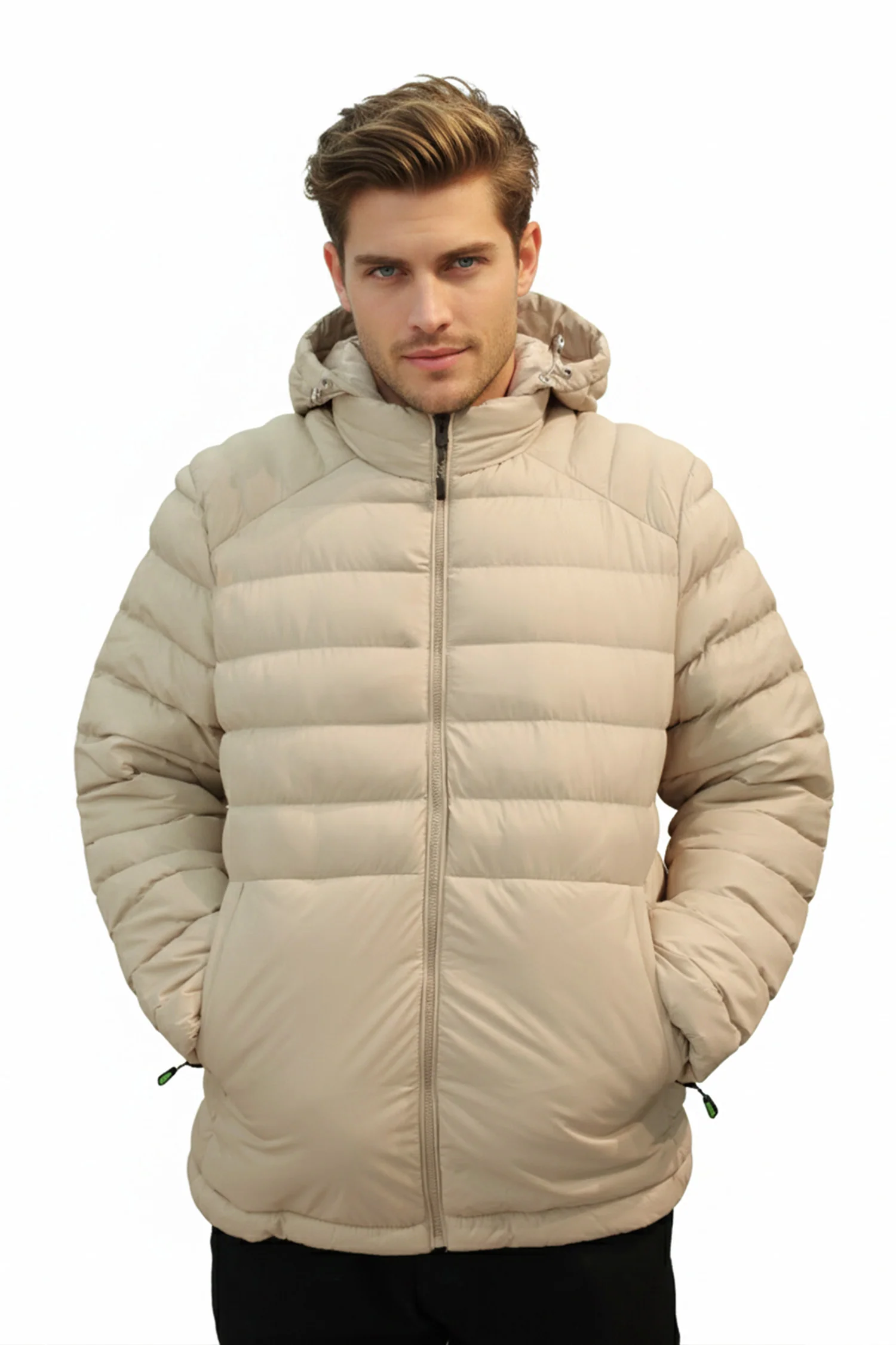Navigation Down Hooded Bubble Padded Imported Puffer Jacket - Image 16