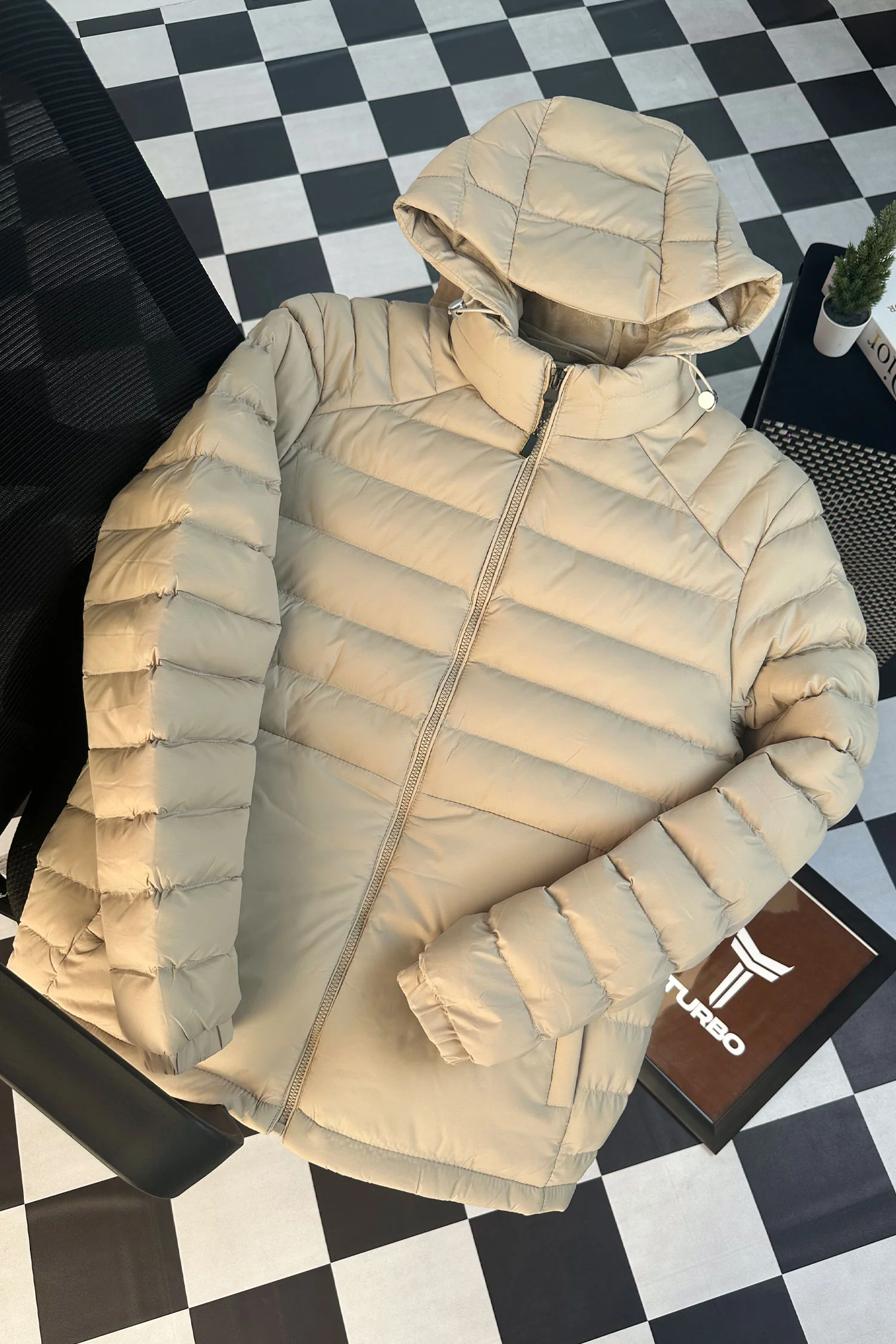 Navigation Down Hooded Bubble Padded Imported Puffer Jacket - Image 17