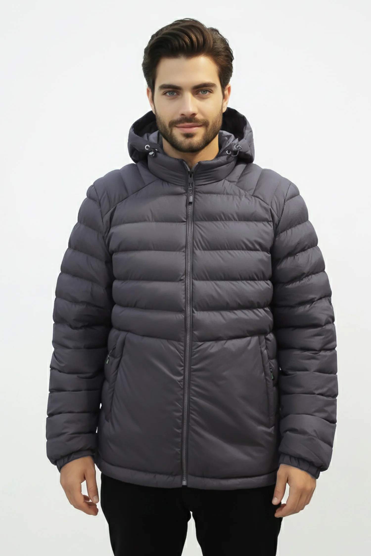 Navigation Down Hooded Bubble Padded Imported Puffer Jacket - Image 6