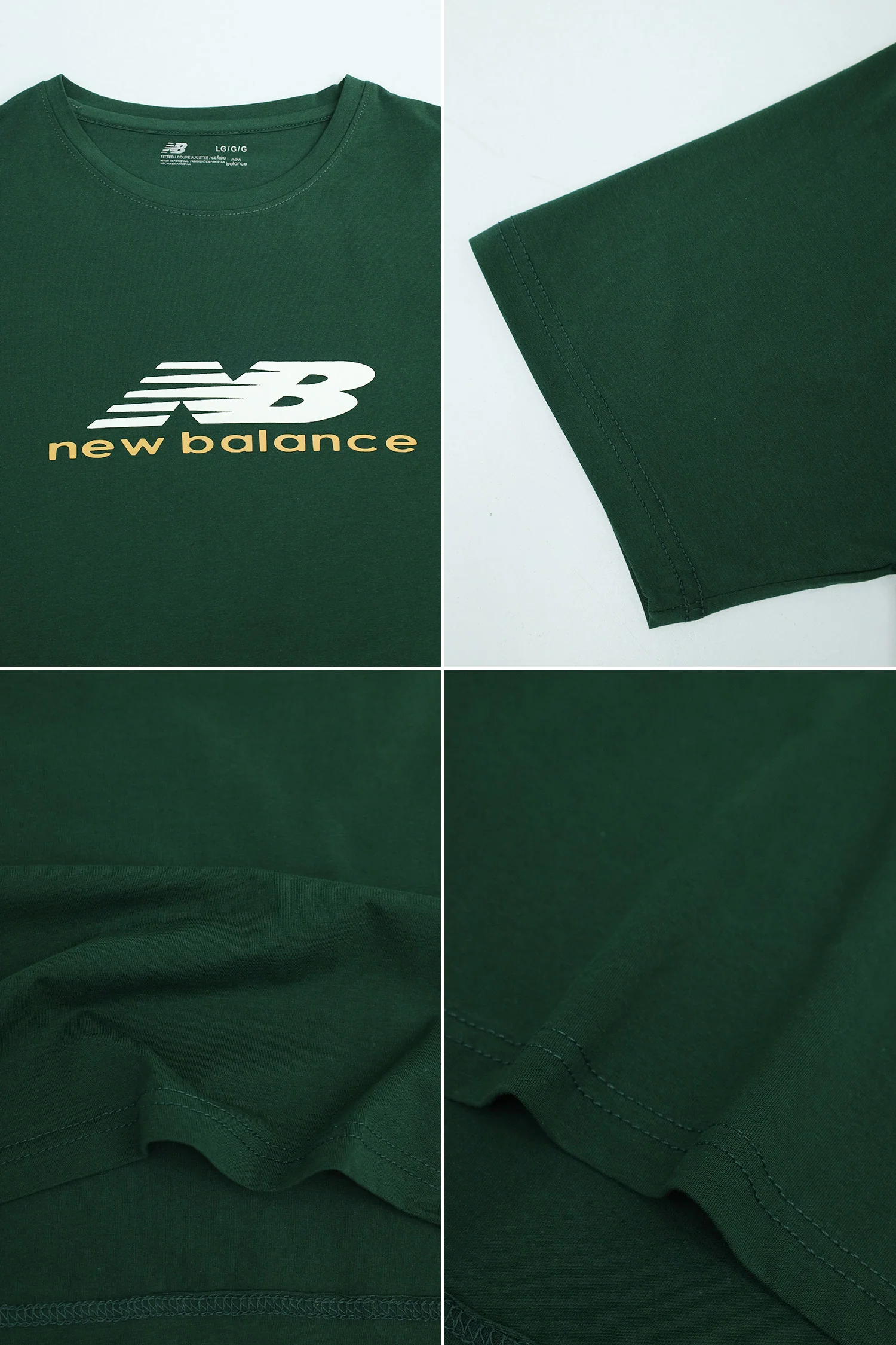 New Blnce Stacked Sport Essential Men's Tee In Dark Green - Image 3