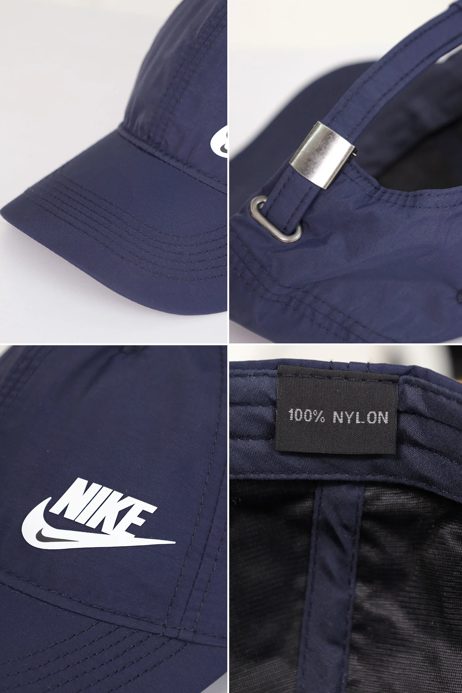 Nke Club Strap Back Imp Parachute Cap In Dark Navy - Image 3