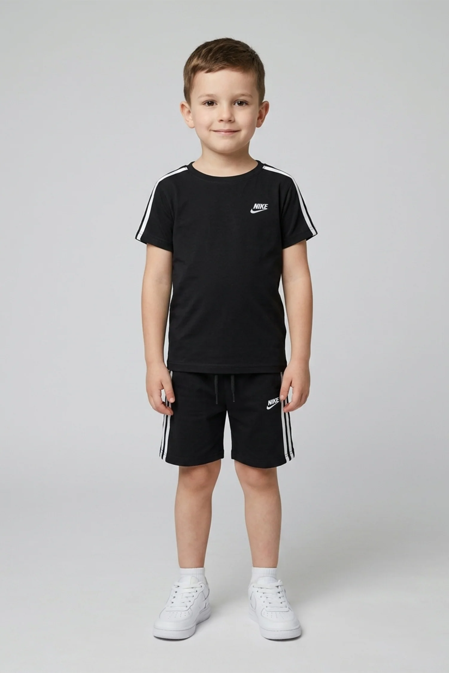 Nke Futura Tee Younger Kids Co-Ord Set In Black