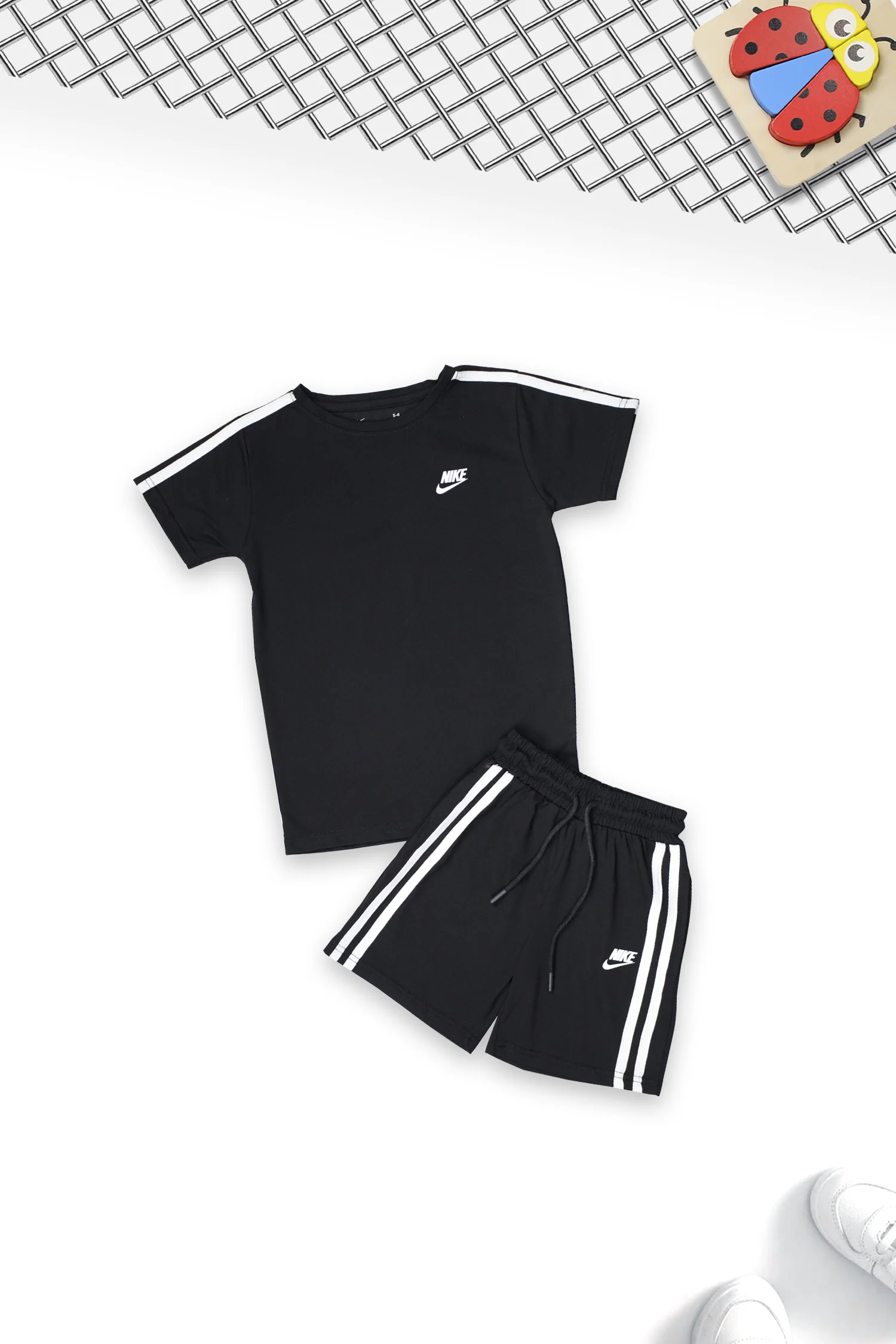 Nke Futura Tee Younger Kids Co-Ord Set In Black - Image 2