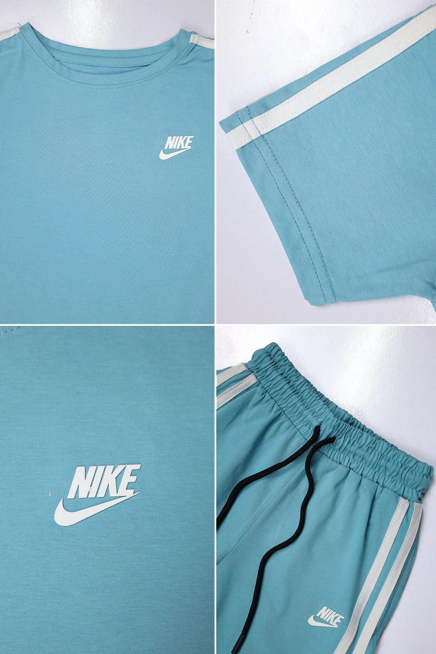 Nke Futura Tee Younger Kids Co-Ord Set In Ice Blue - Image 3