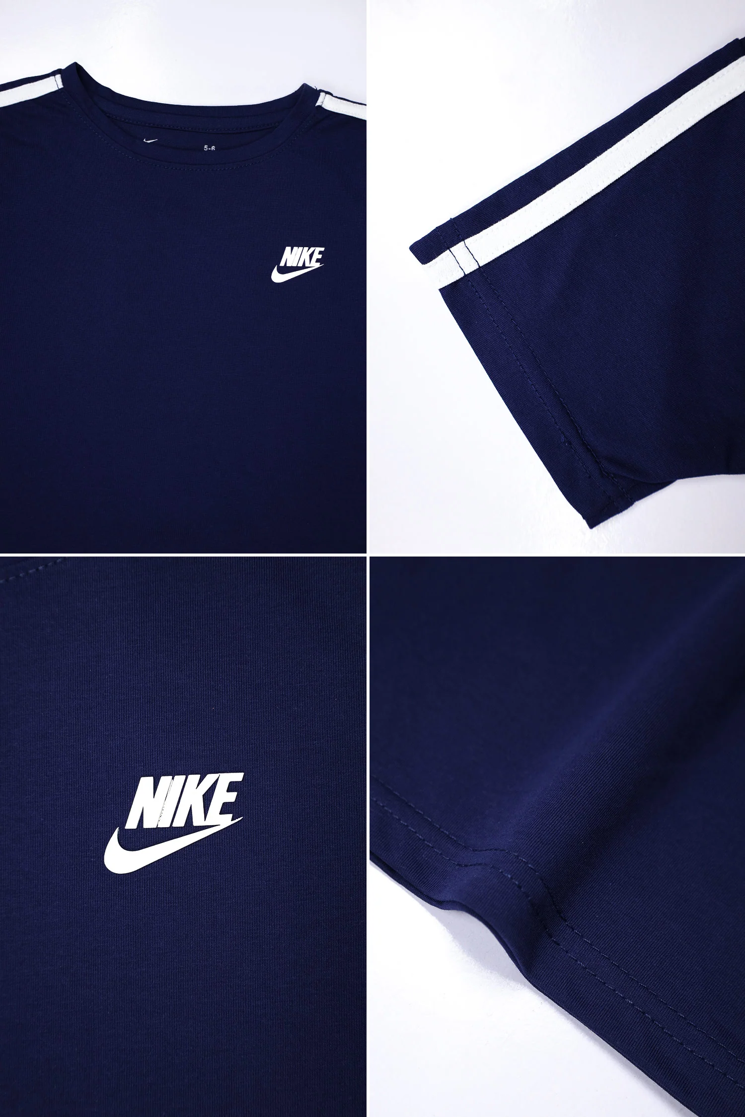 Nke Futura Tee Younger Kids Co-Ord Set In Navy Blue - Image 3