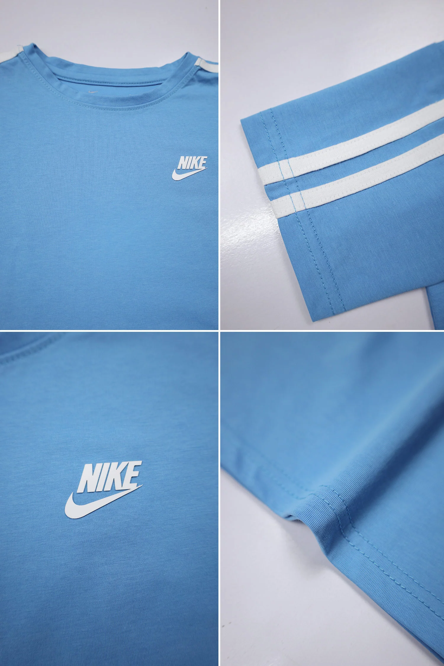 Nke Futura Tee Younger Kids Co-Ord Set In Sky Blue - Image 3