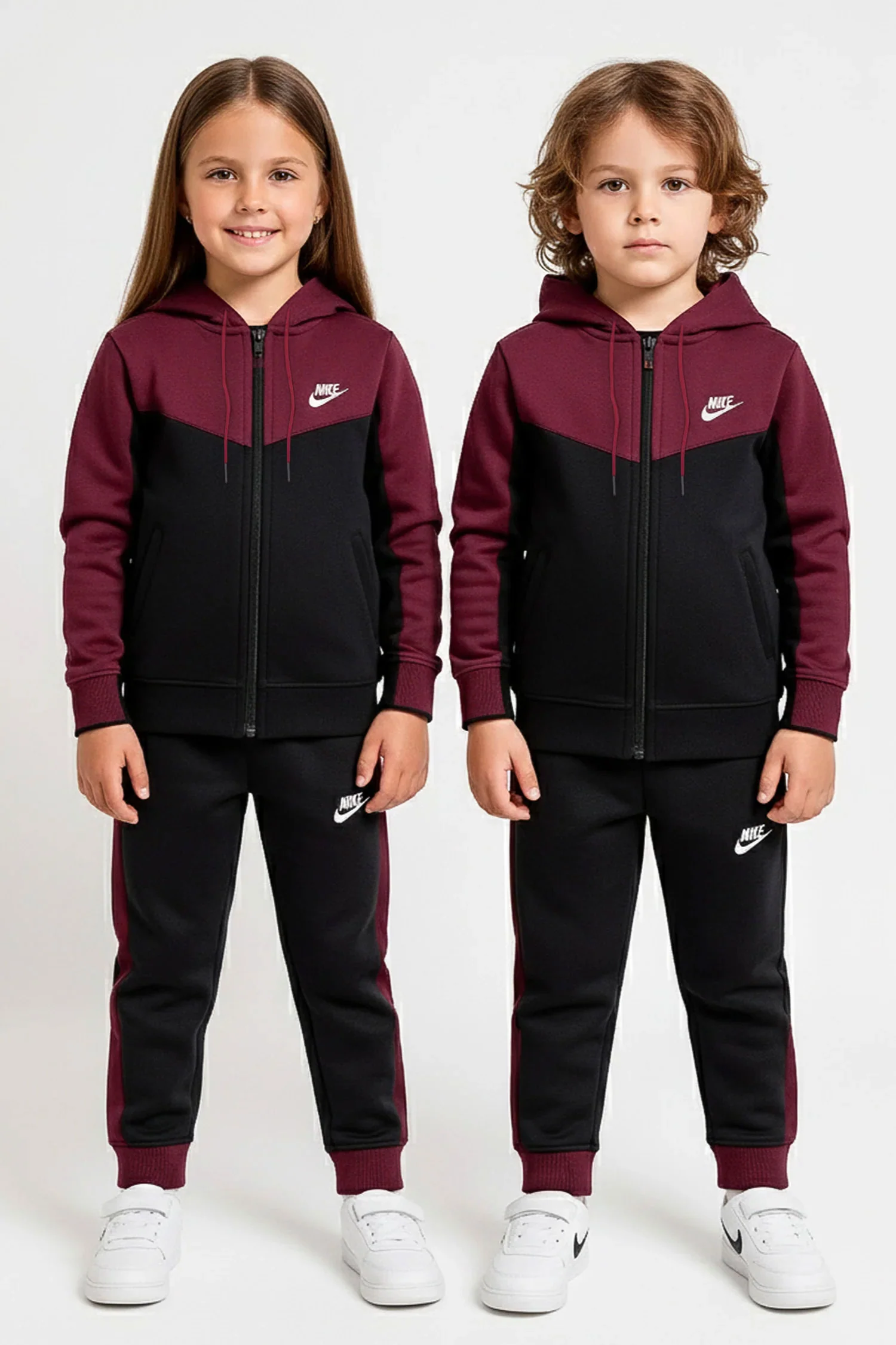 Nke Sportswear Tech Full-Zip Unisex Younger Kids Tracksuit - Image 16