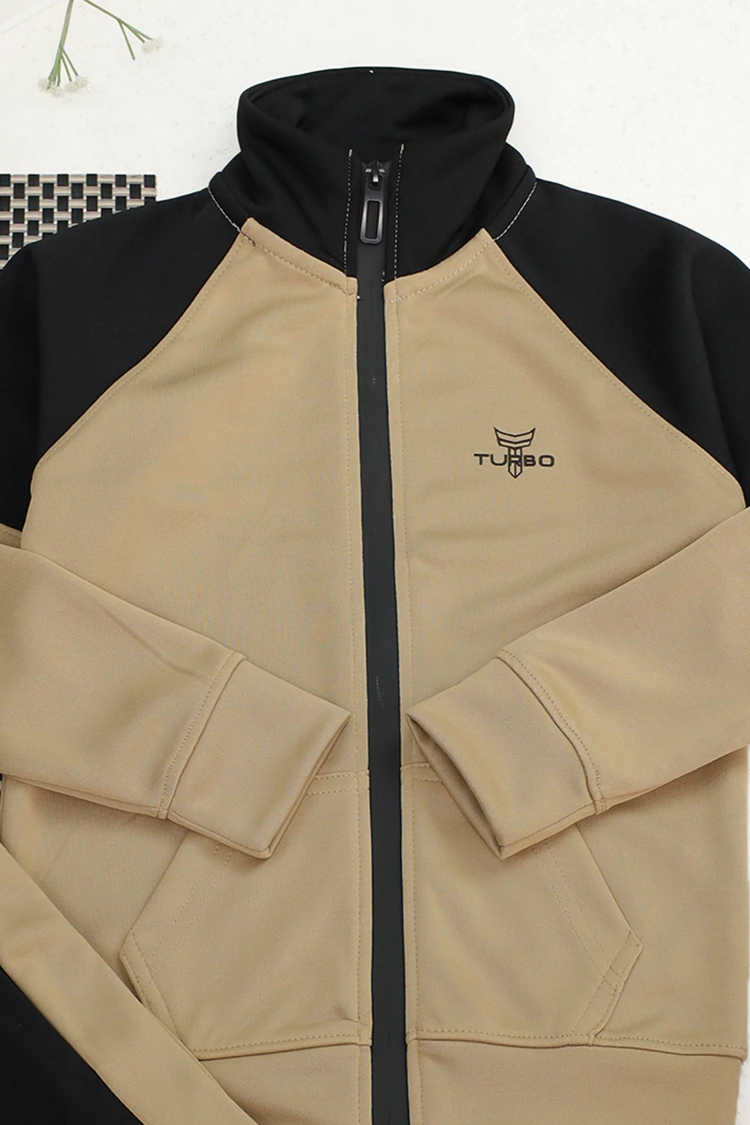 Turbo Raglan Sleeves Panel Full-Zip Unisex Younger Kids Tracksuit - Image 14