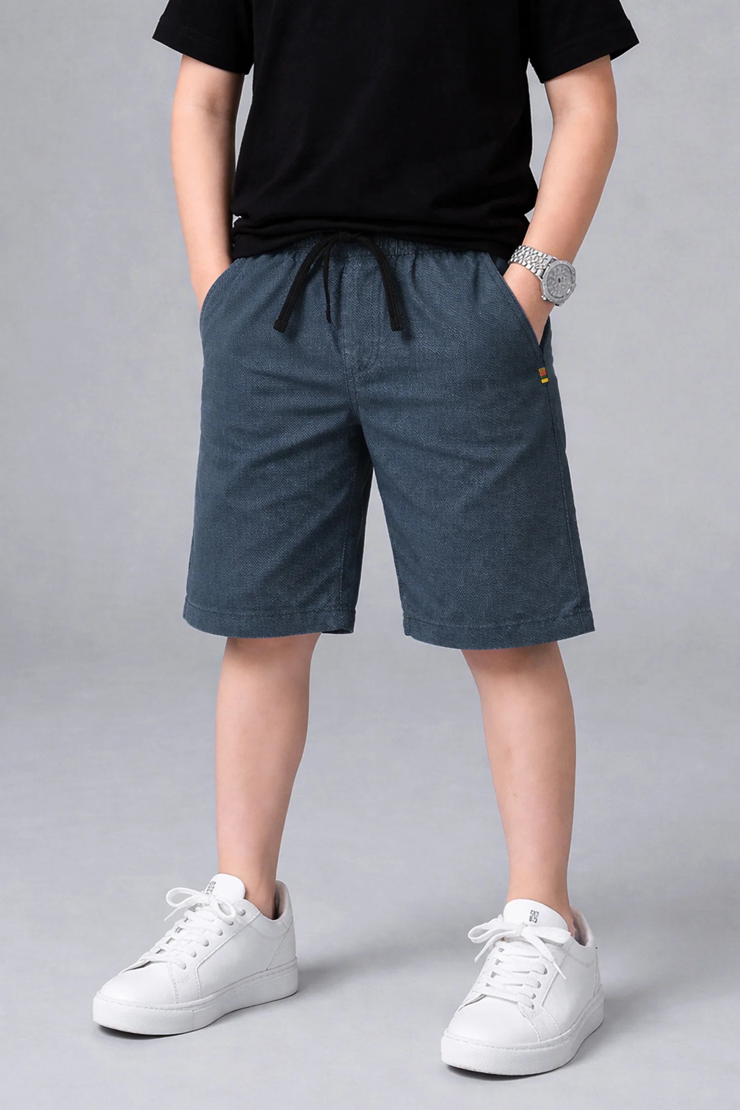 Turbo Drawstring Waist Younger Kids Shorts - Image 17