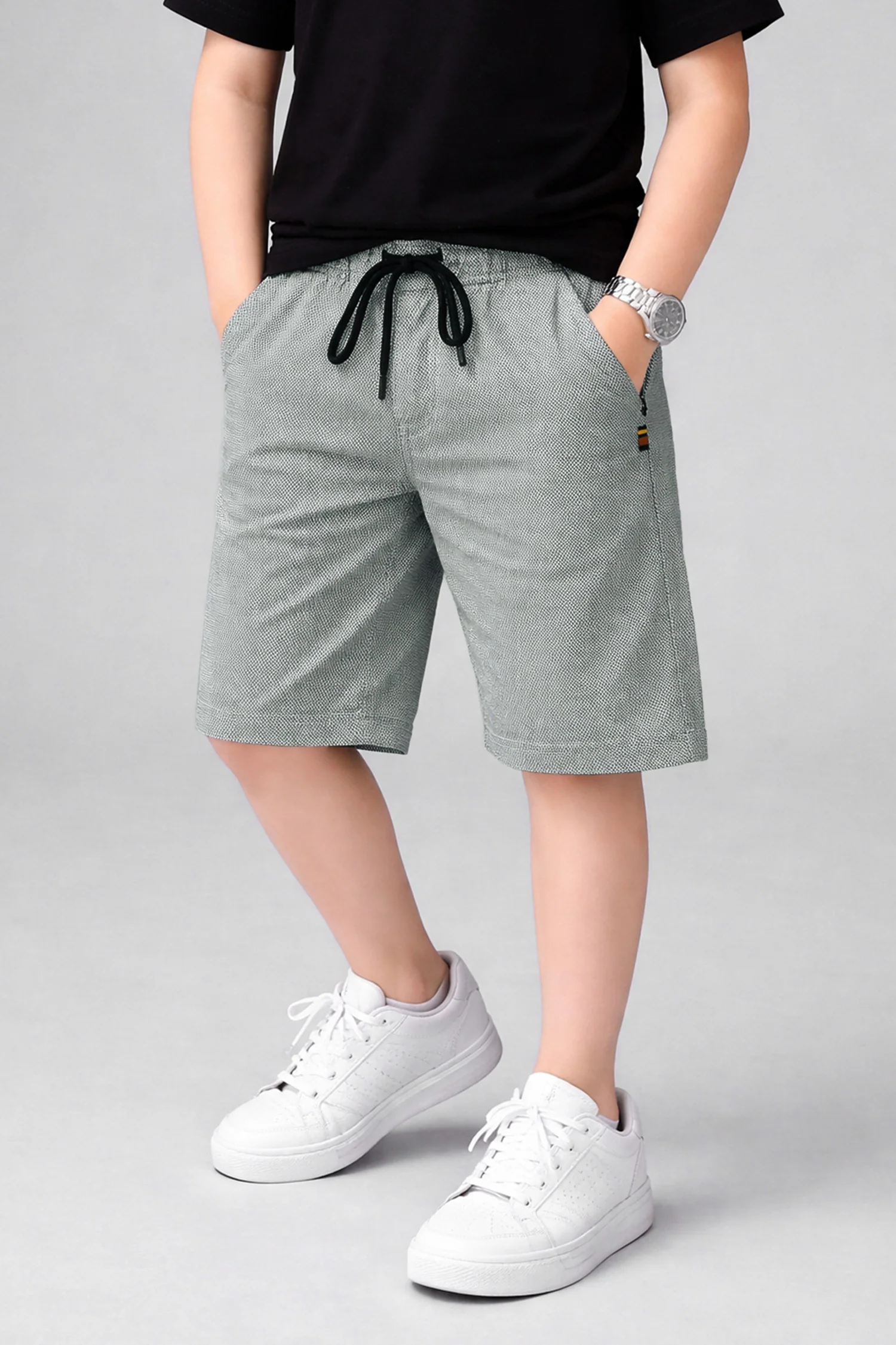 Turbo Drawstring Waist Younger Kids Shorts - Image 9