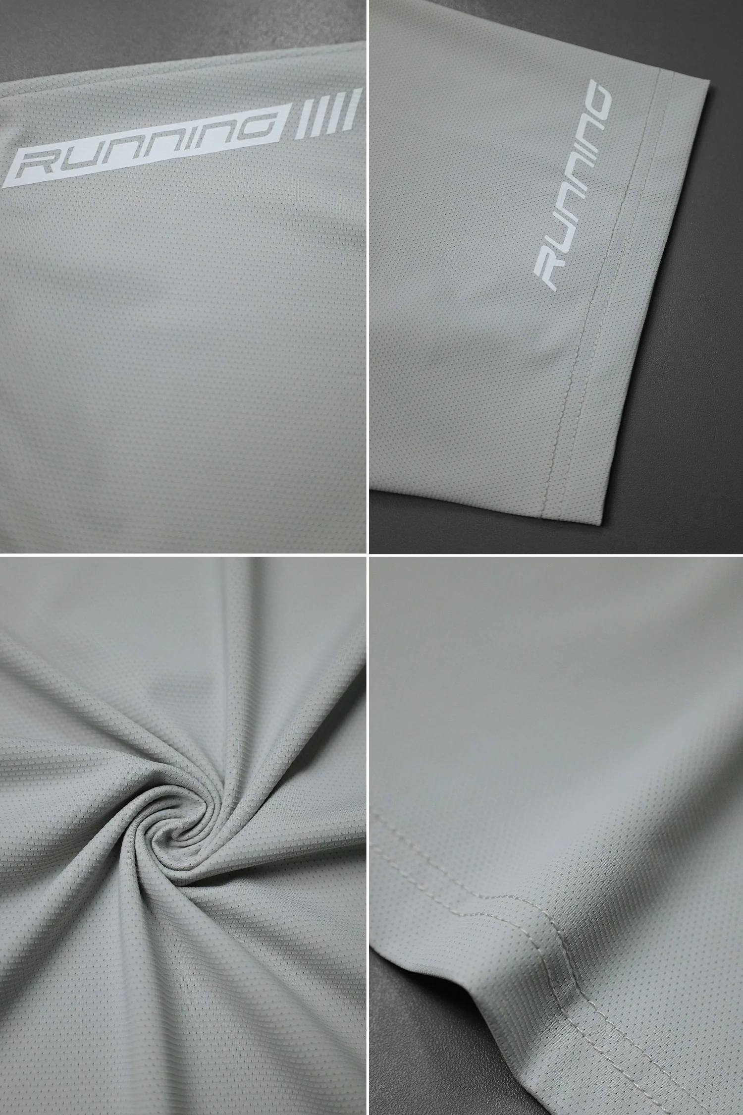 OnClub Running Core Imp Dry-Fit Tee In Light Grey - Image 3