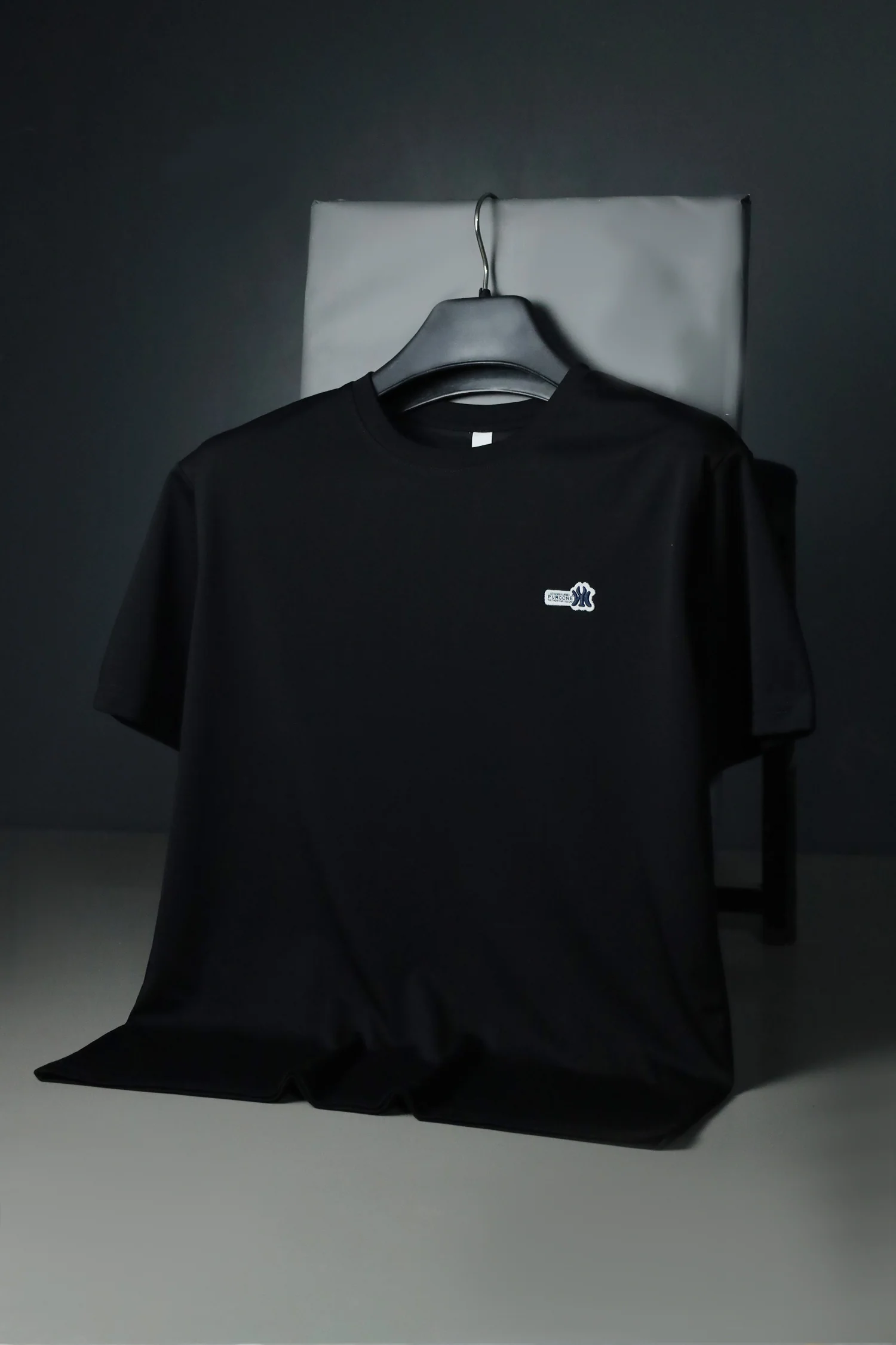 Patch Logo Round Neck T-shirt - Image 7