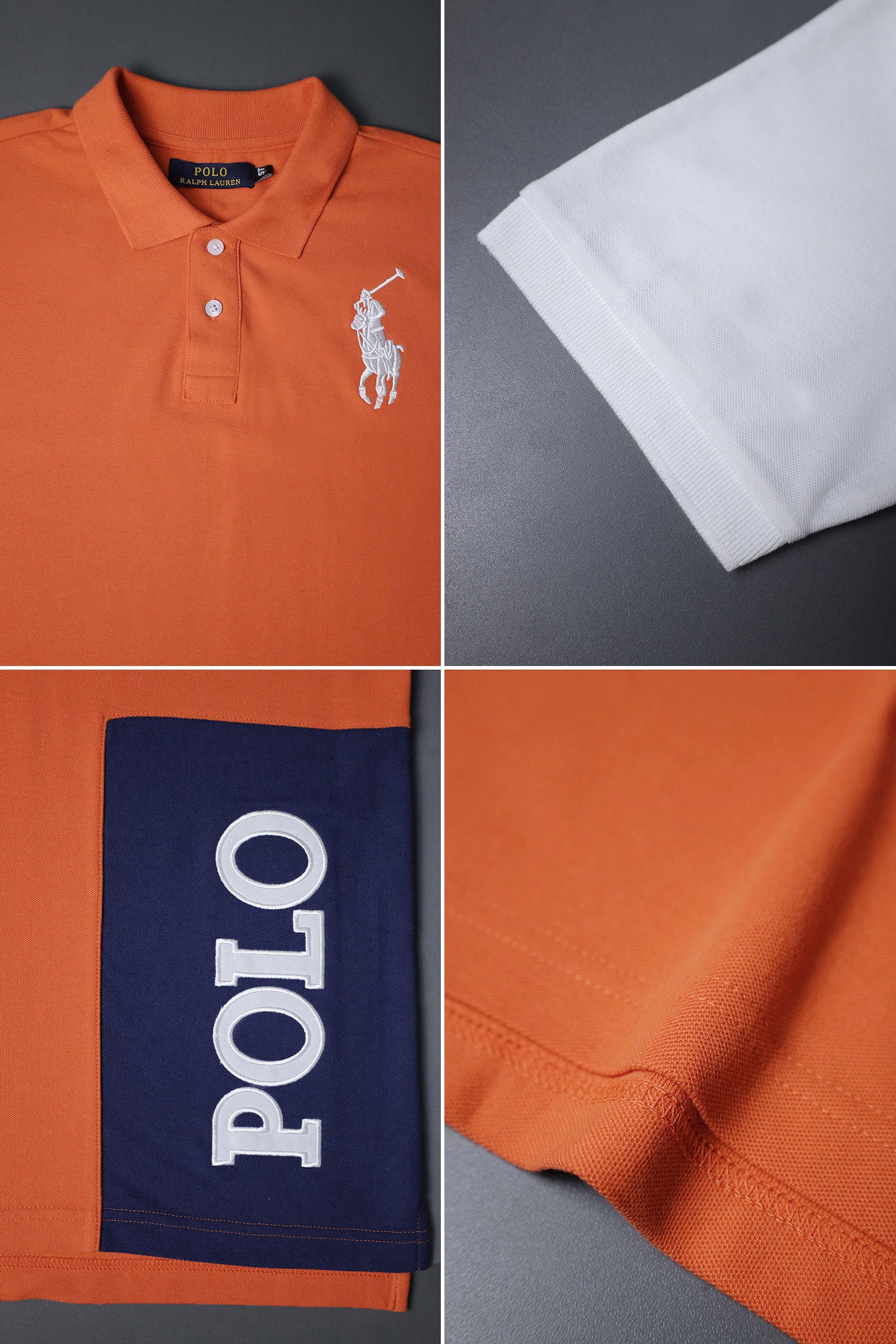 Plo Rph Lren Color-Blocked Style Younger Kids Polo Shirt - Image 9