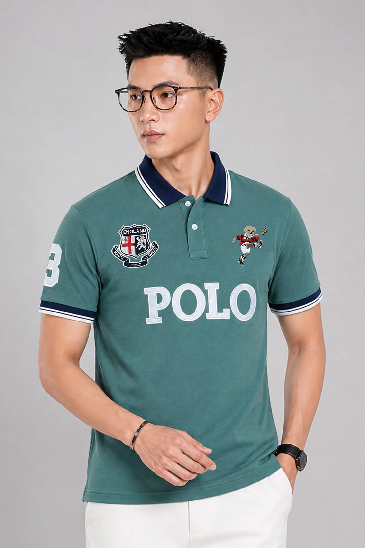 Plo Rph Lren Custom Slim Fit Men's Shirt - Image 7