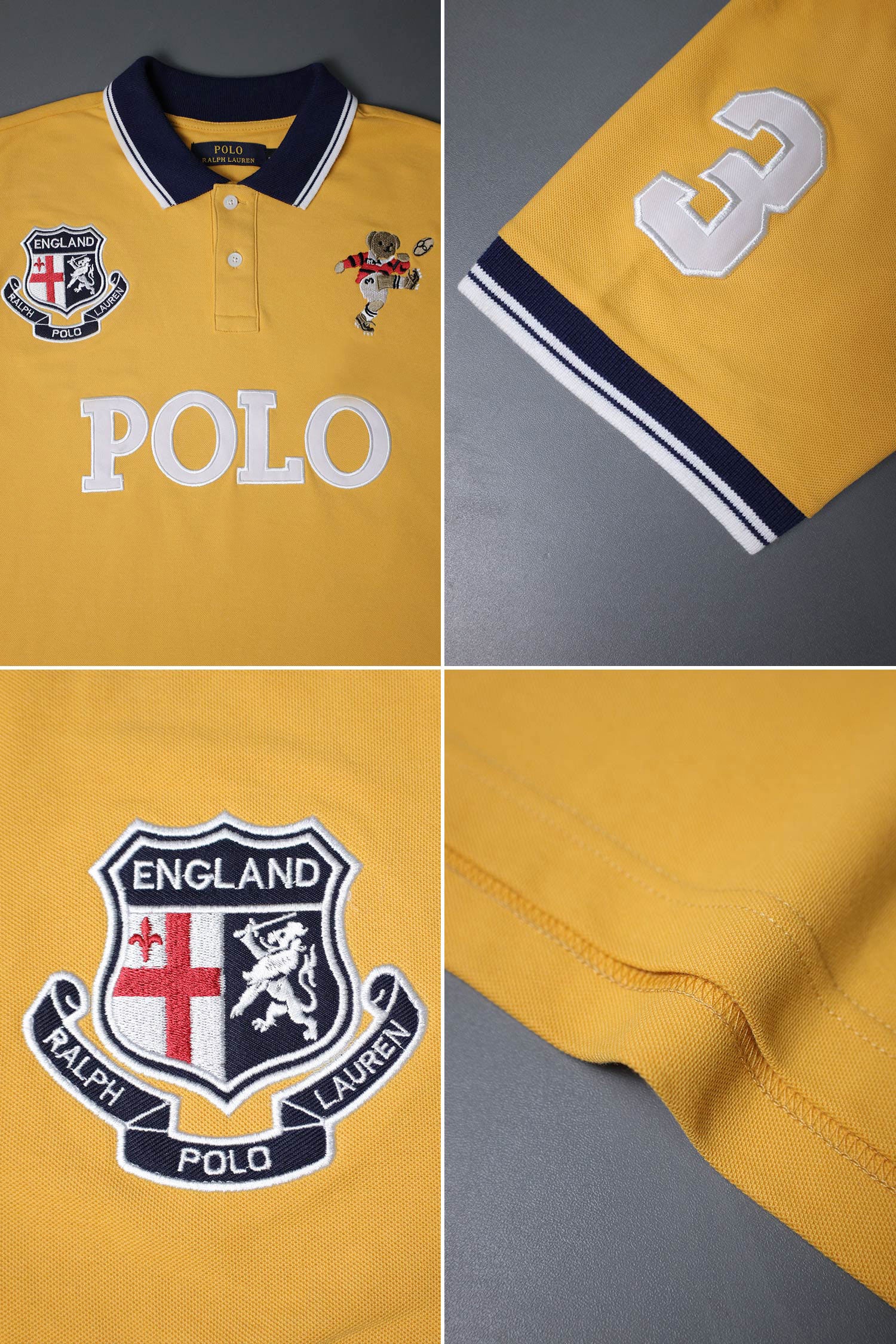 Plo Rph Lren Custom Slim Younger Kids Polo Shirt - Image 9