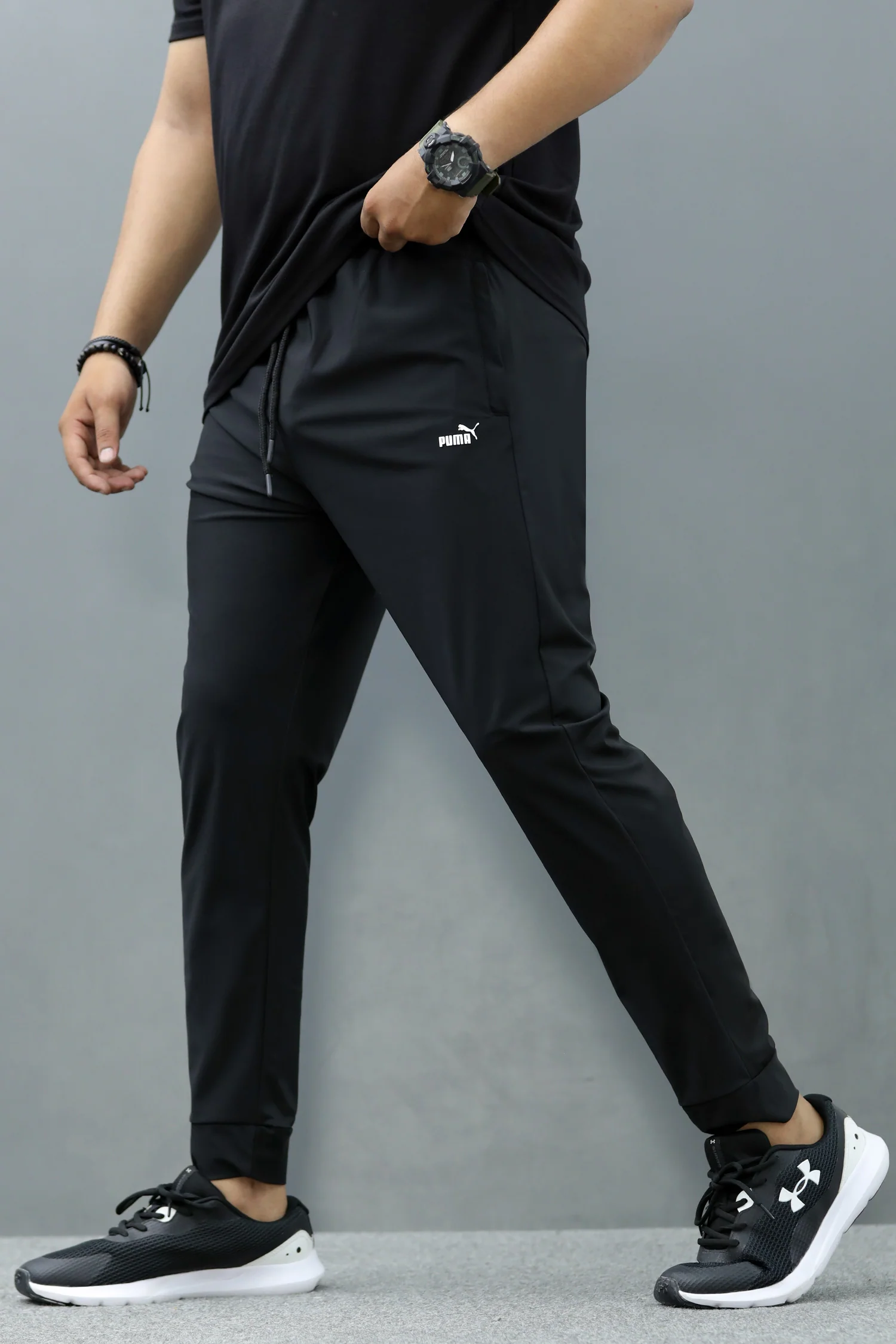 Pma Active Flow Performance Men's Imp Dry-fit Trouser In Black