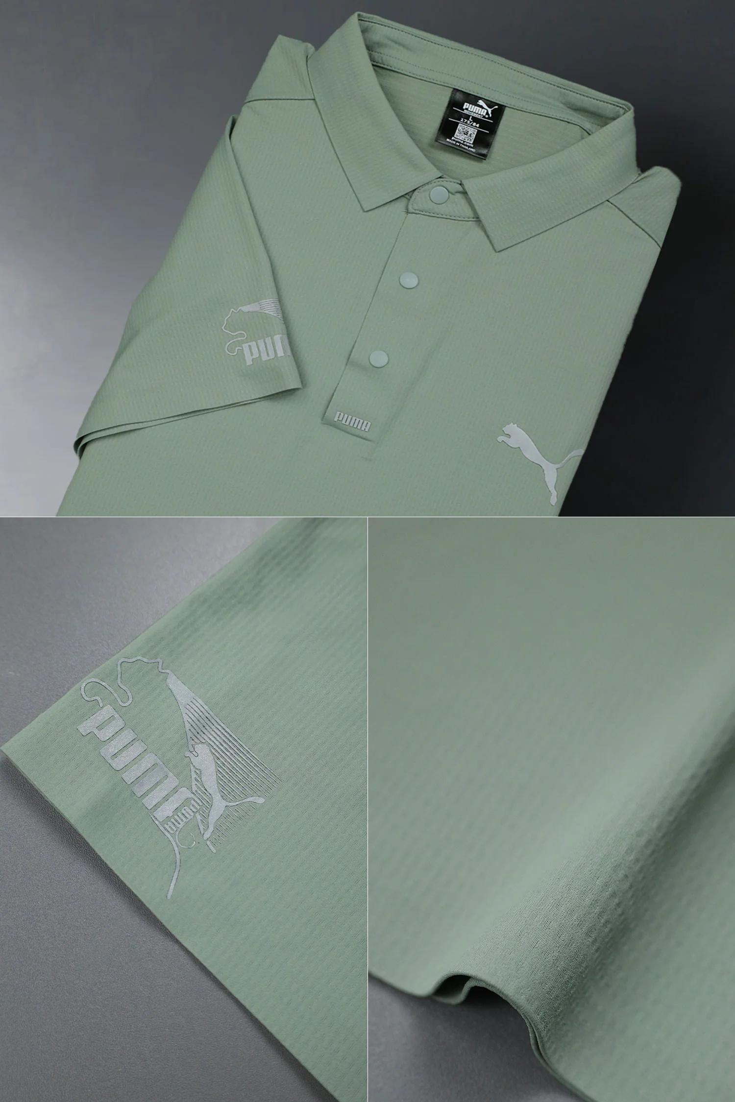 Pma Essential Printed Logo Men's Polo Shirt* - Image 11