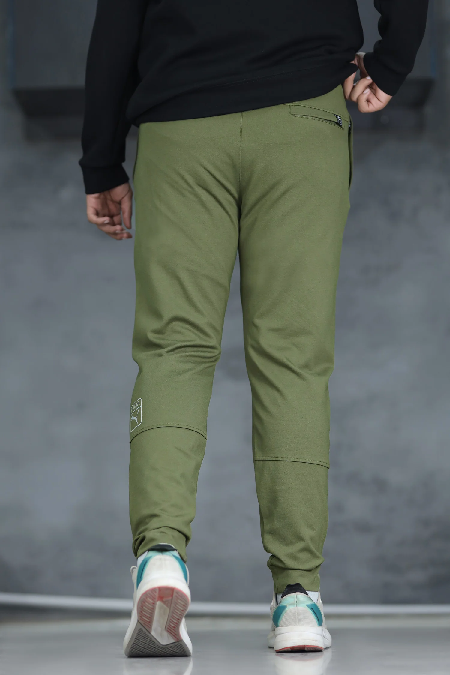 Pma Evostripe Grip Style Slim-Fit Trouser In Olive - Image 3