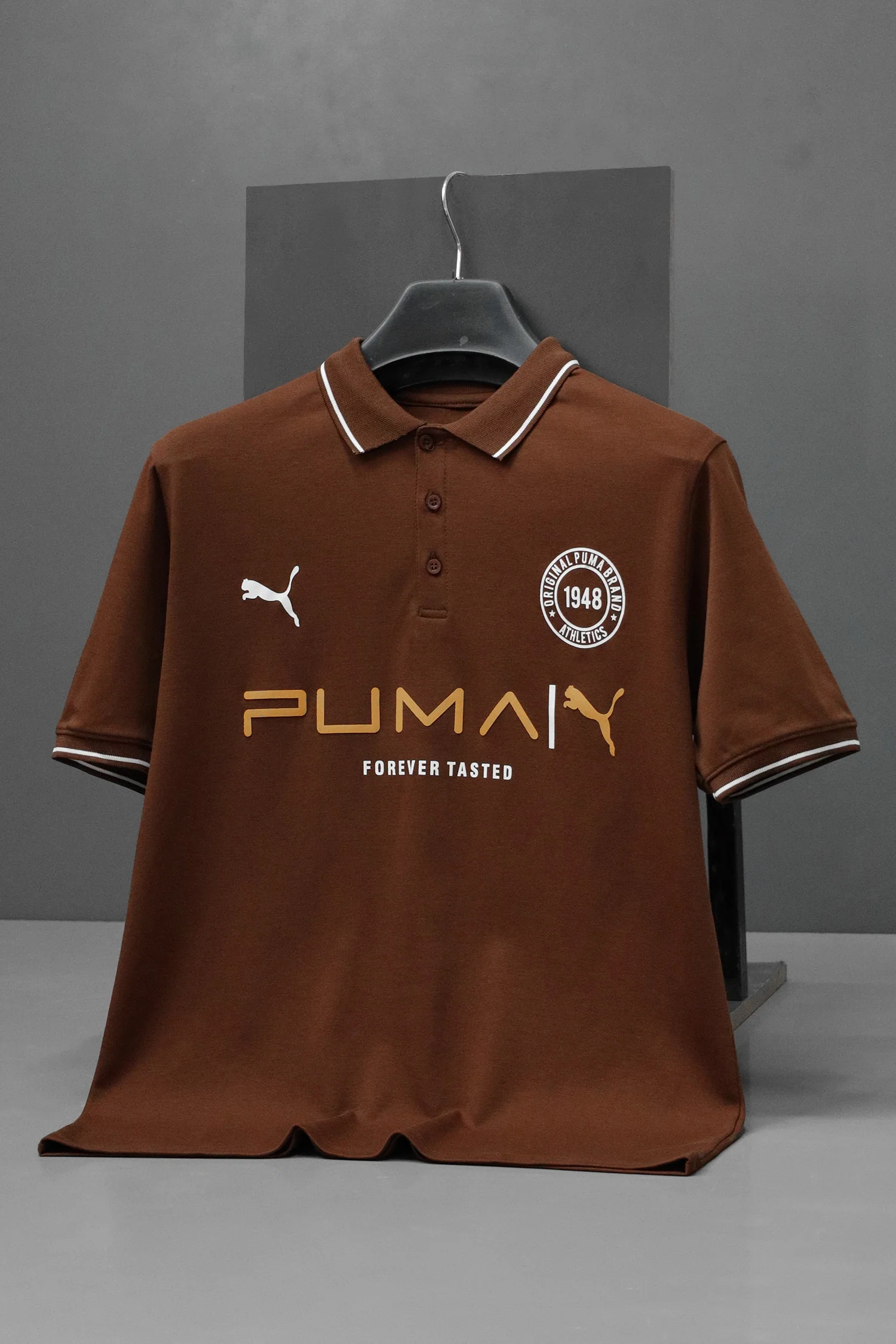 Pma Professional Legacy Essential Men's Imp Polo Shirt In Brown - Image 2