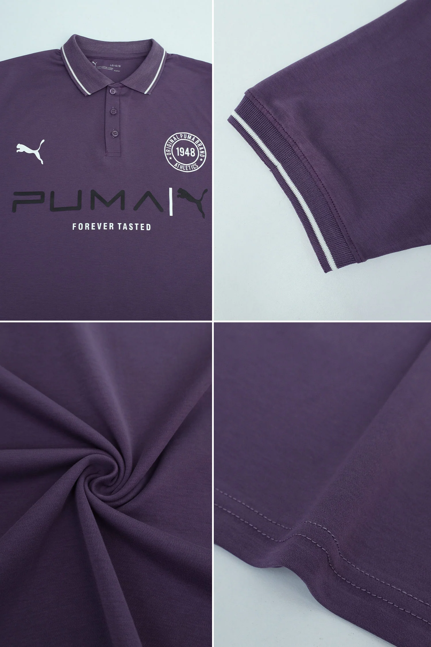 Pma Professional Legacy Essential Men's Imp Polo Shirt In Purple - Image 3