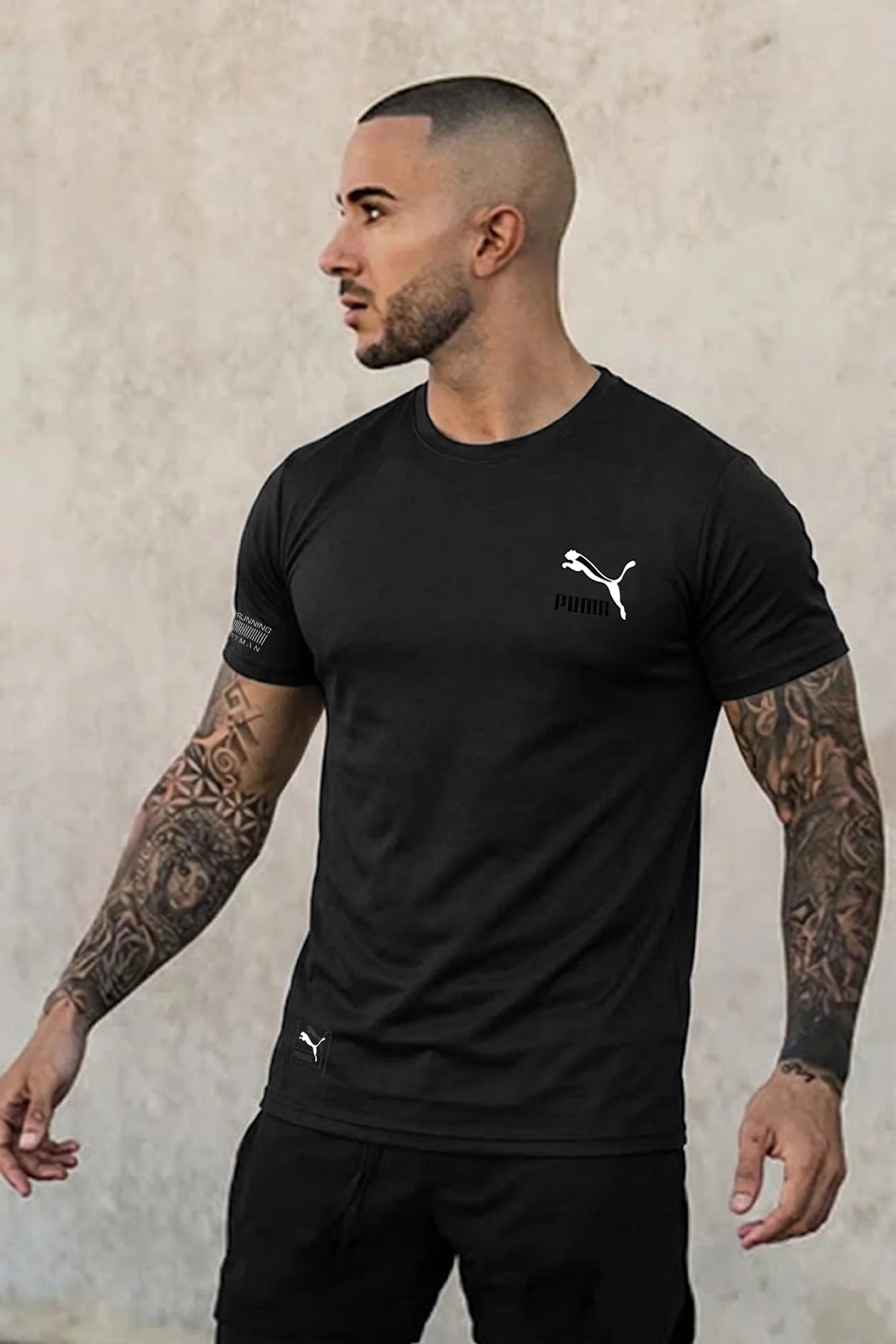 Pma Prominent Logo Style Imp Dry-Fit Tee In Black