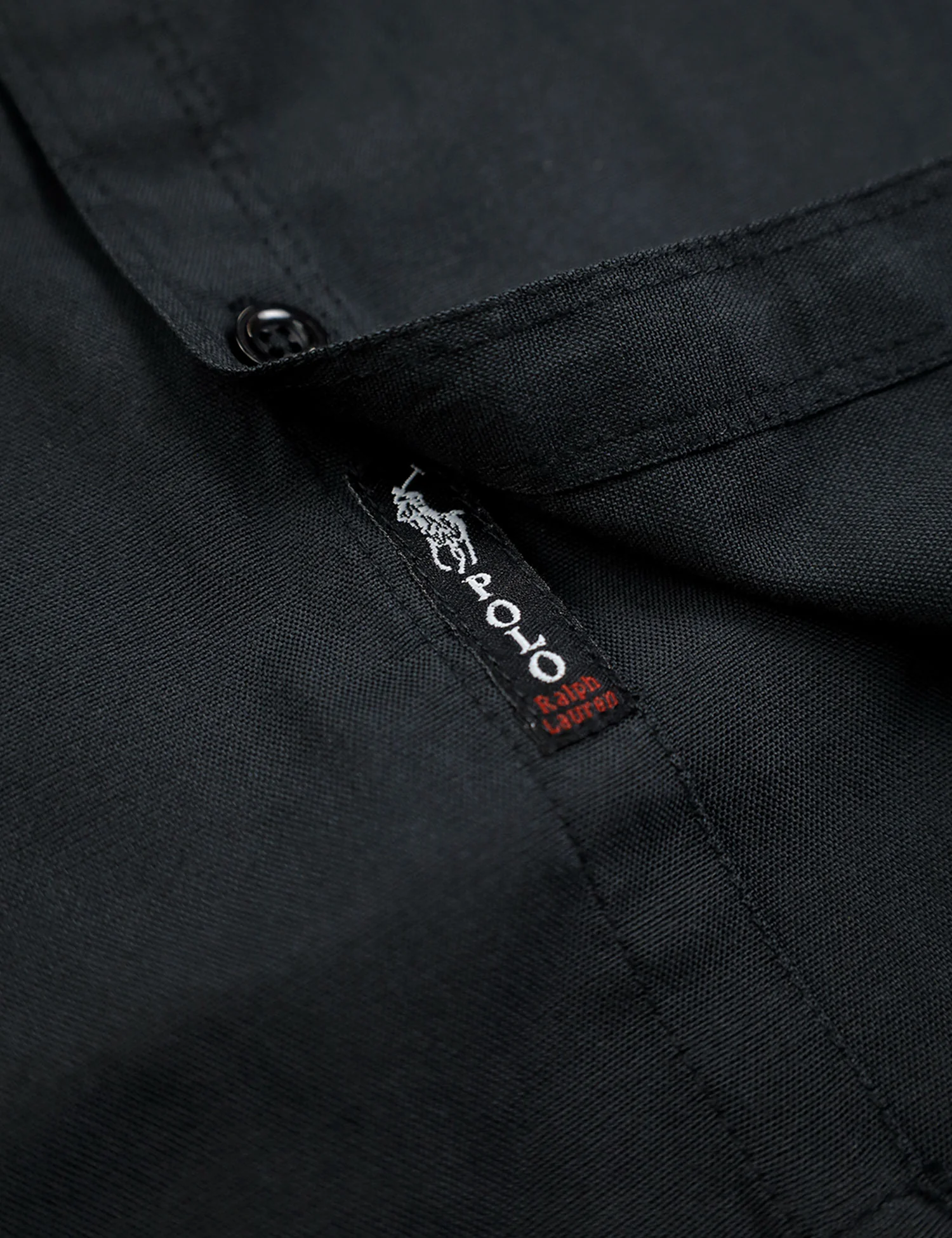 Polo Rph Lren Custom SlimFit Casual Shirt In Black - Image 3