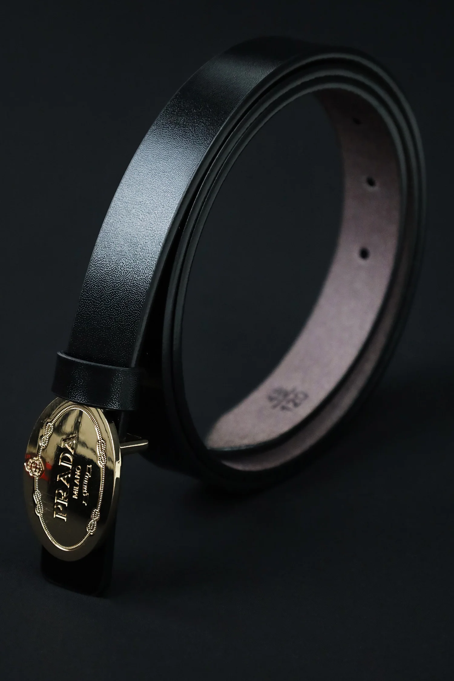 Prda Metal Alloy Automatic Buckle Branded Belt - Image 3