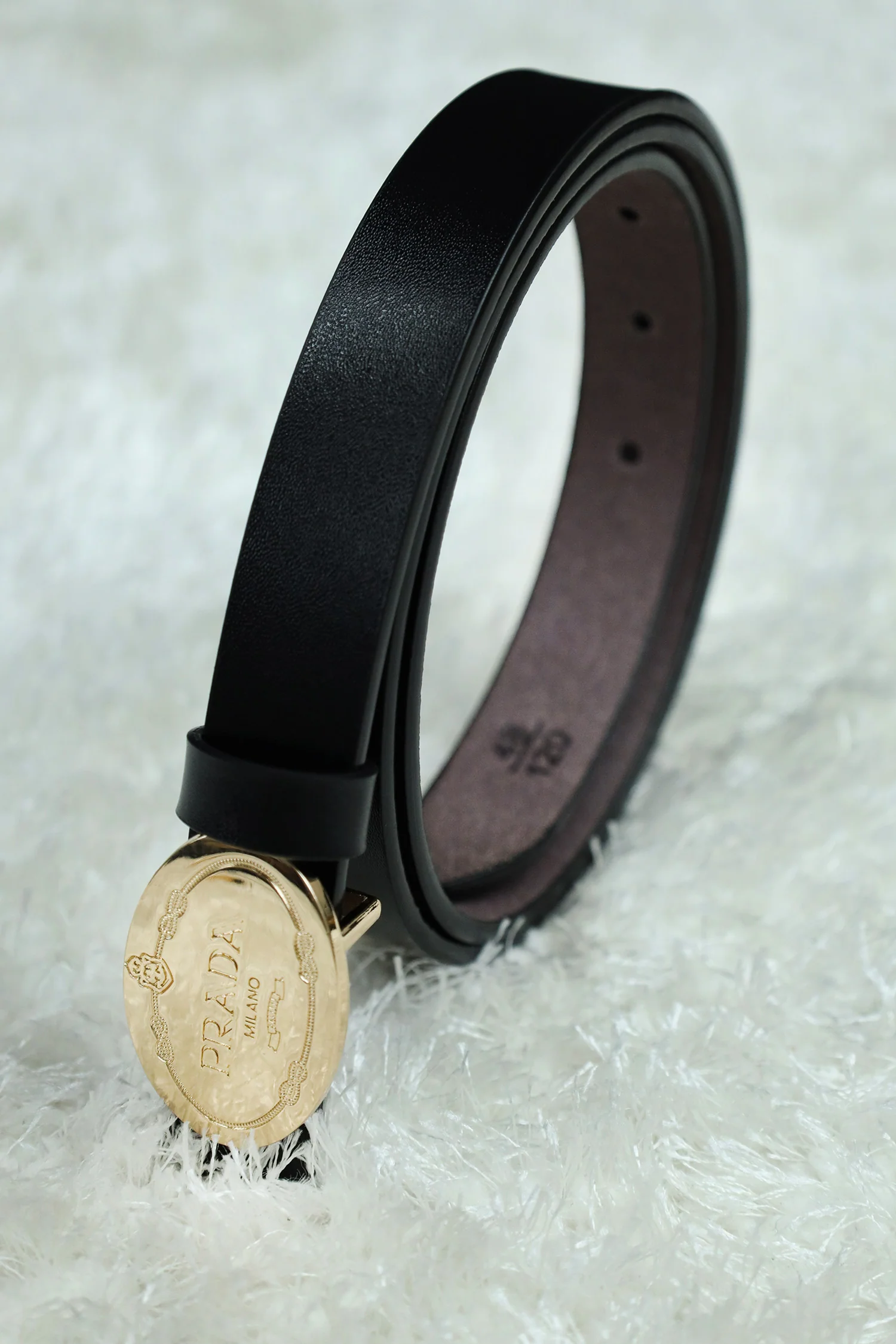 Prda Metal Alloy Automatic Buckle Branded Belt - Image 3