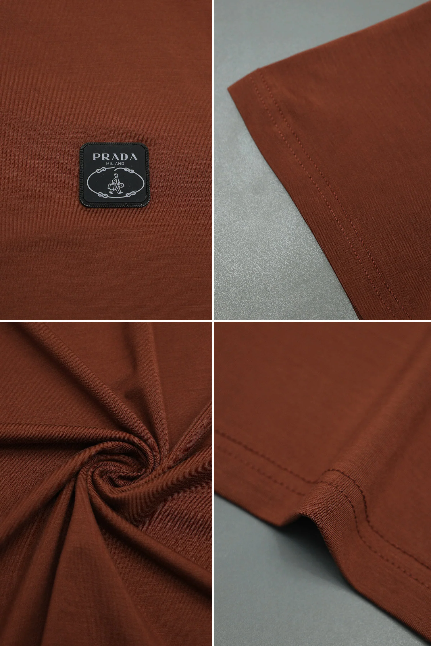 Prda Iconic micro siren Badge Dry-Fit Tee - Image 8