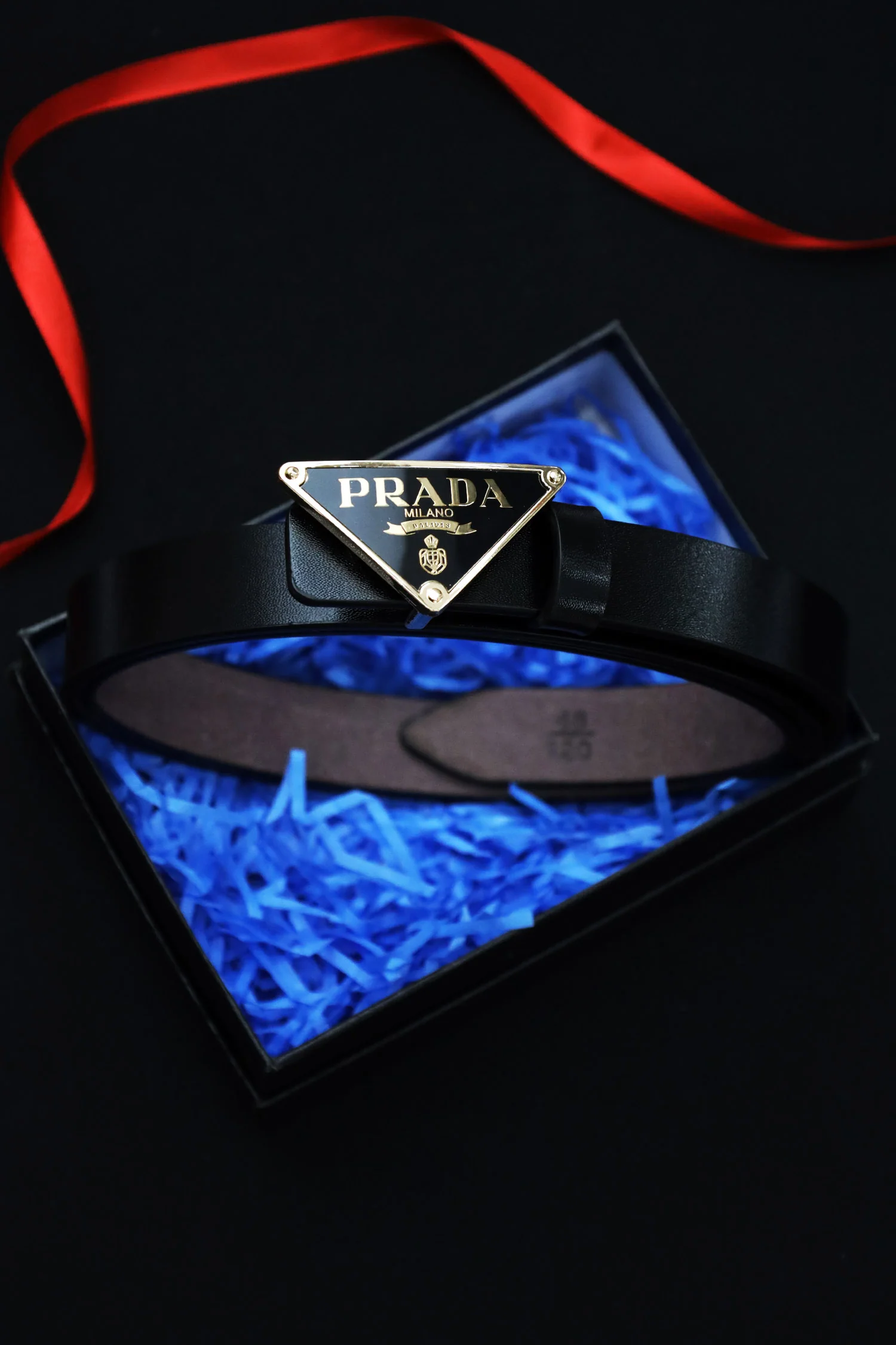 Prda Metal Alloy Automatic Buckle Branded Belt - Image 5