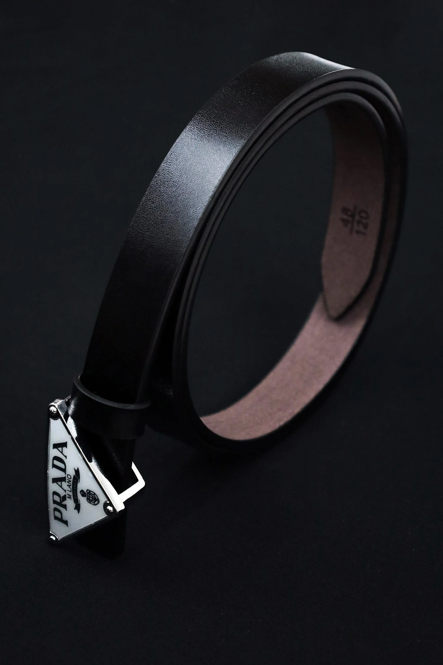 Prda Metal Alloy Automatic Buckle Branded Belt - Image 6