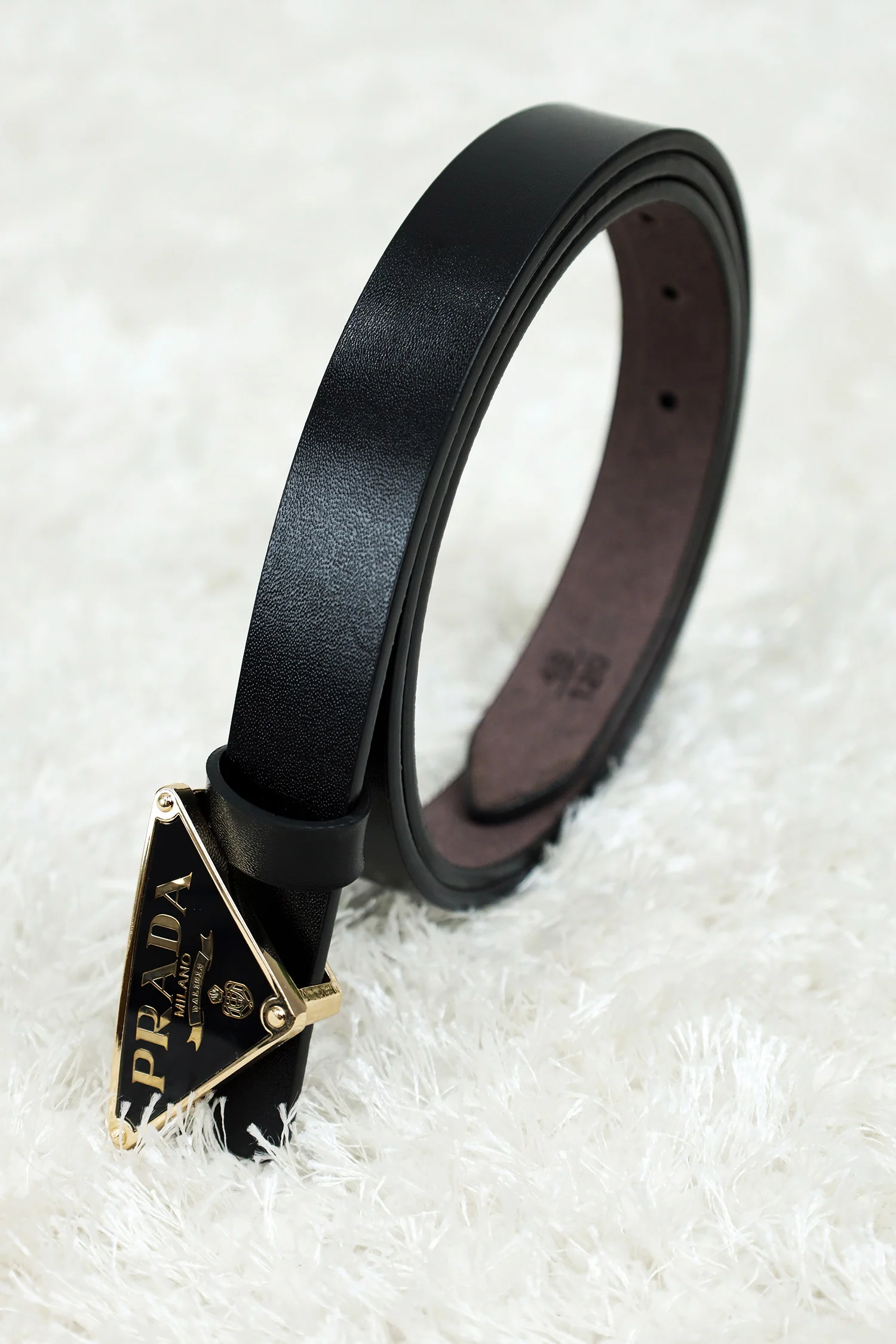 Prda Metal Alloy Automatic Buckle Branded Belt - Image 3