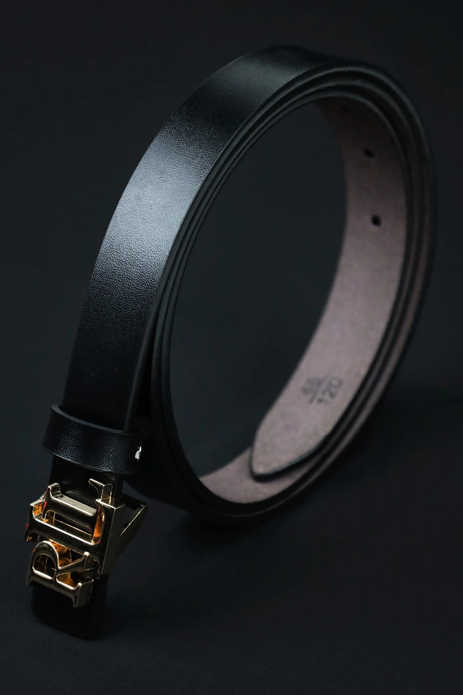Raph Luren Metal Alloy Automatic Buckle Branded Belt - Image 3