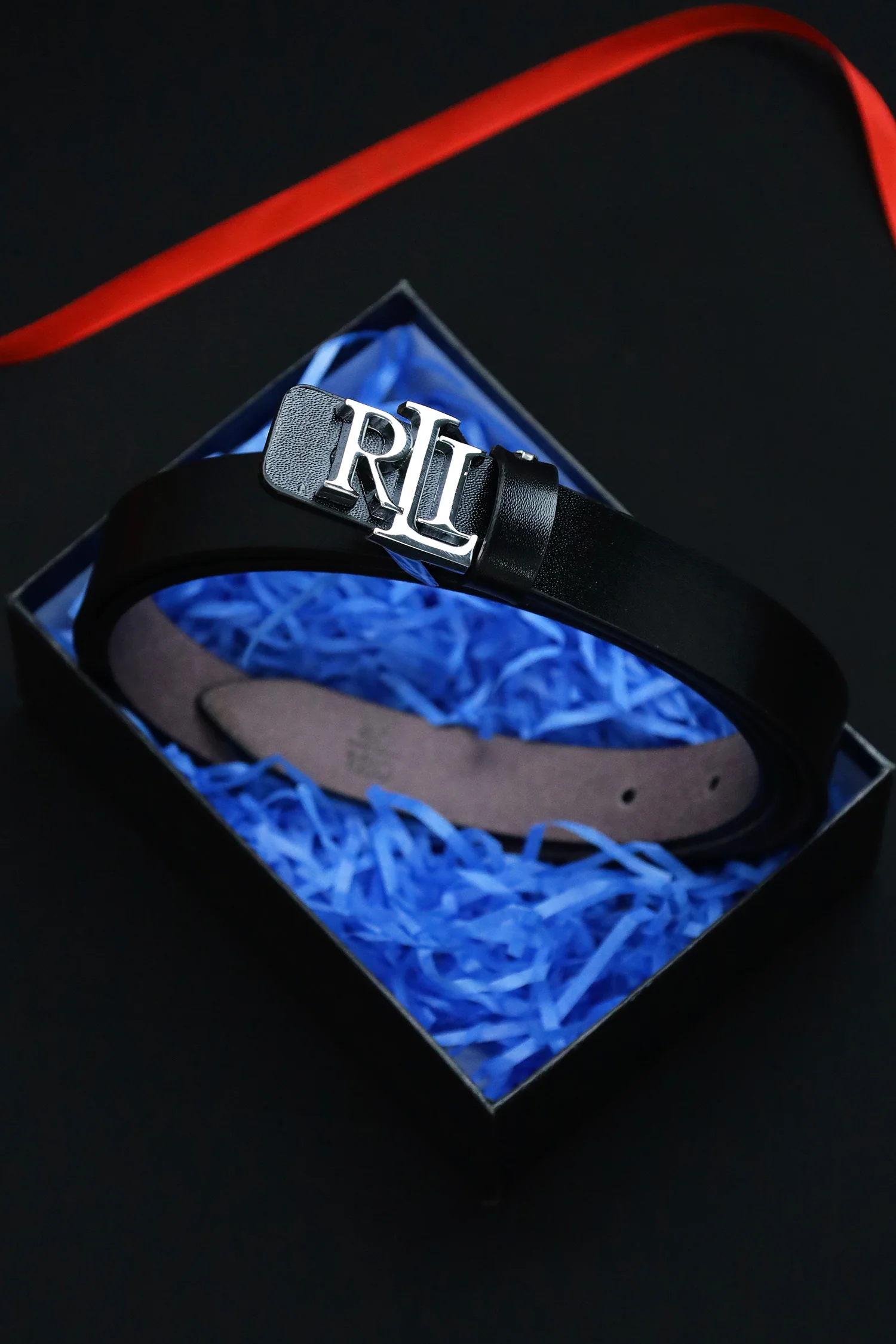 Raph Luren Metal Alloy Automatic Buckle Branded Belt - Image 5