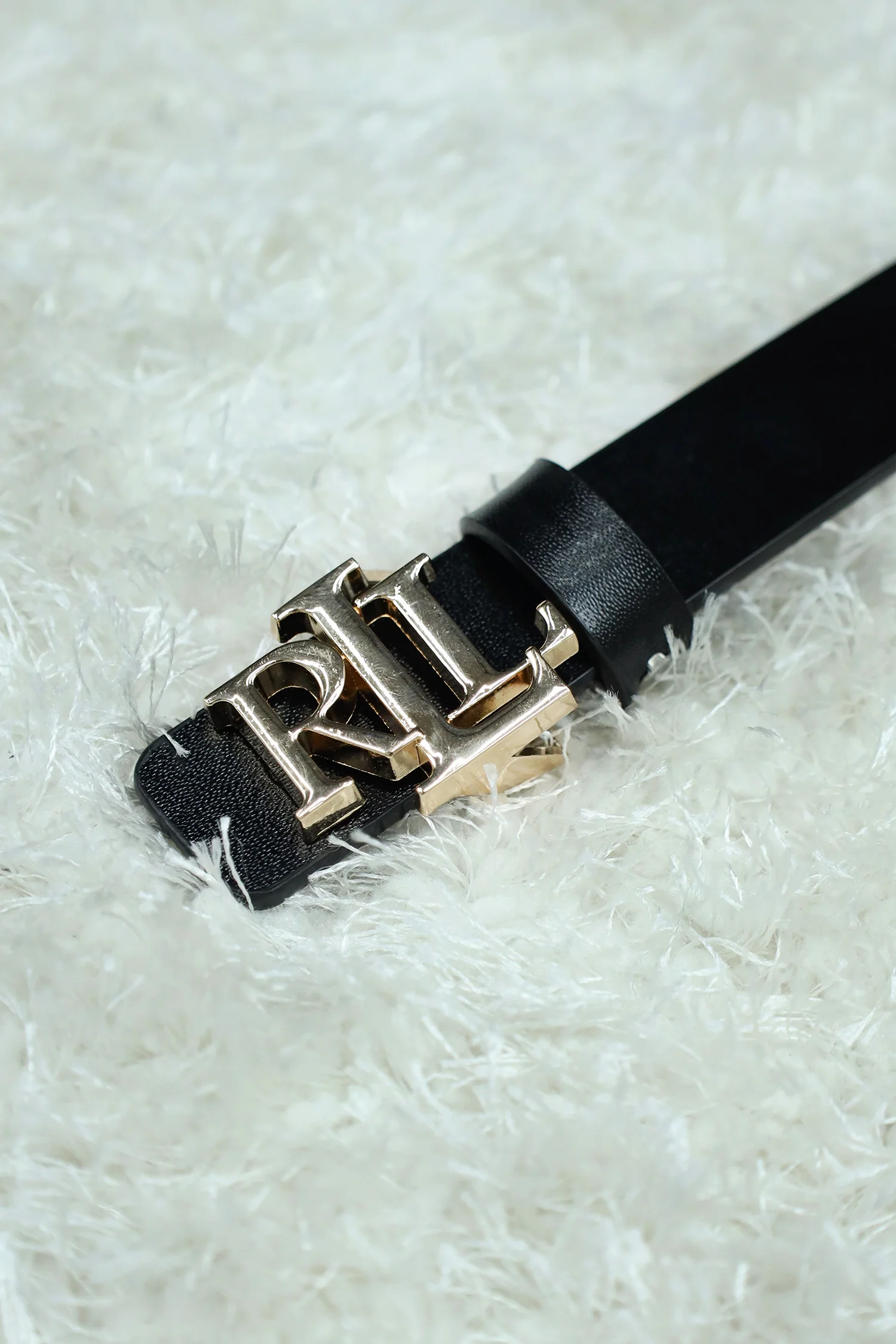 Raph Luren Metal Alloy Automatic Buckle Branded Belt - Image 4