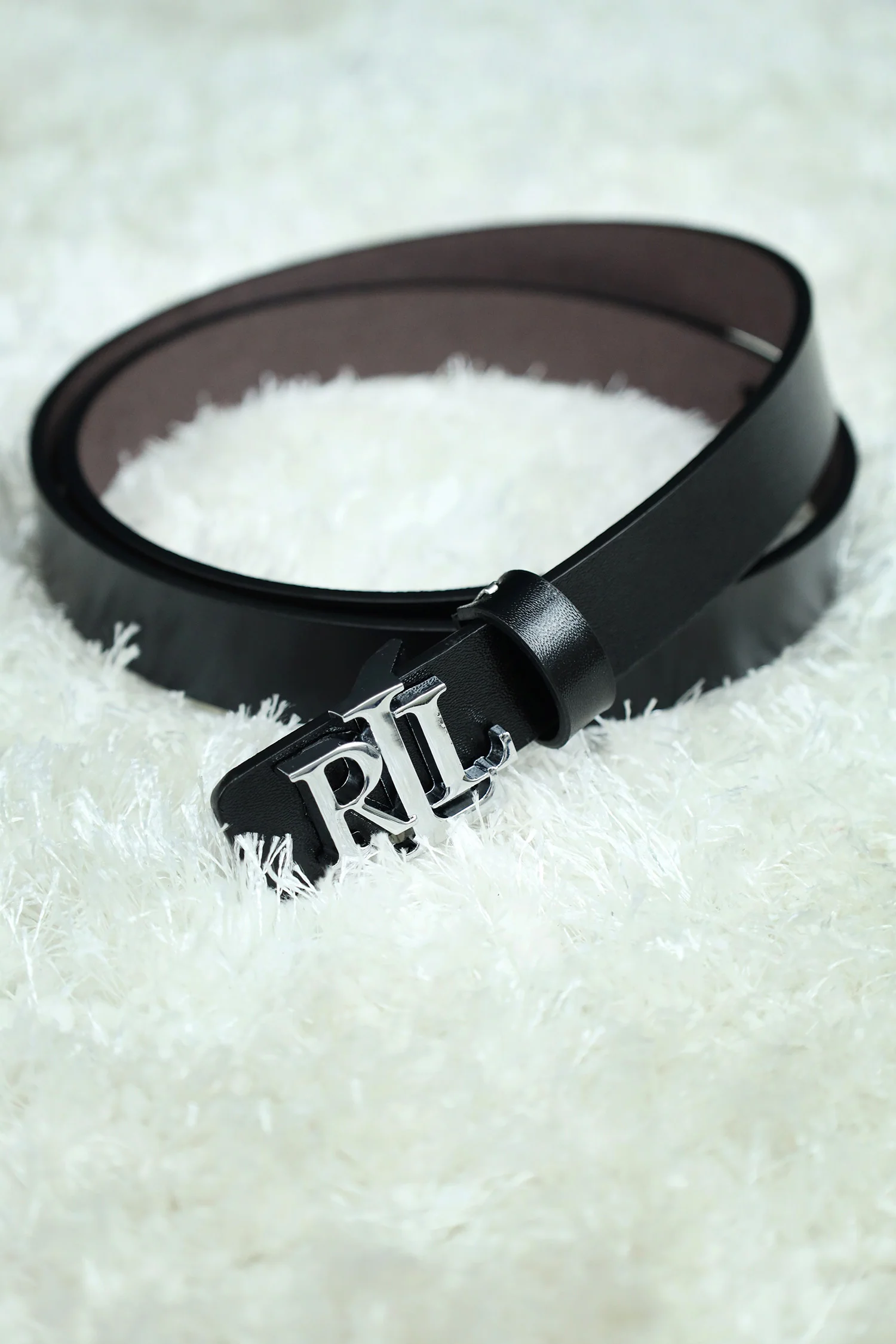 Raph Luren Metal Alloy Automatic Buckle Branded Belt - Image 5