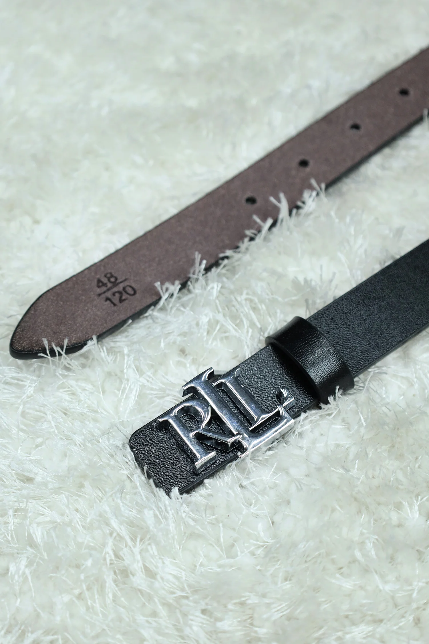 Raph Luren Metal Alloy Automatic Buckle Branded Belt - Image 6