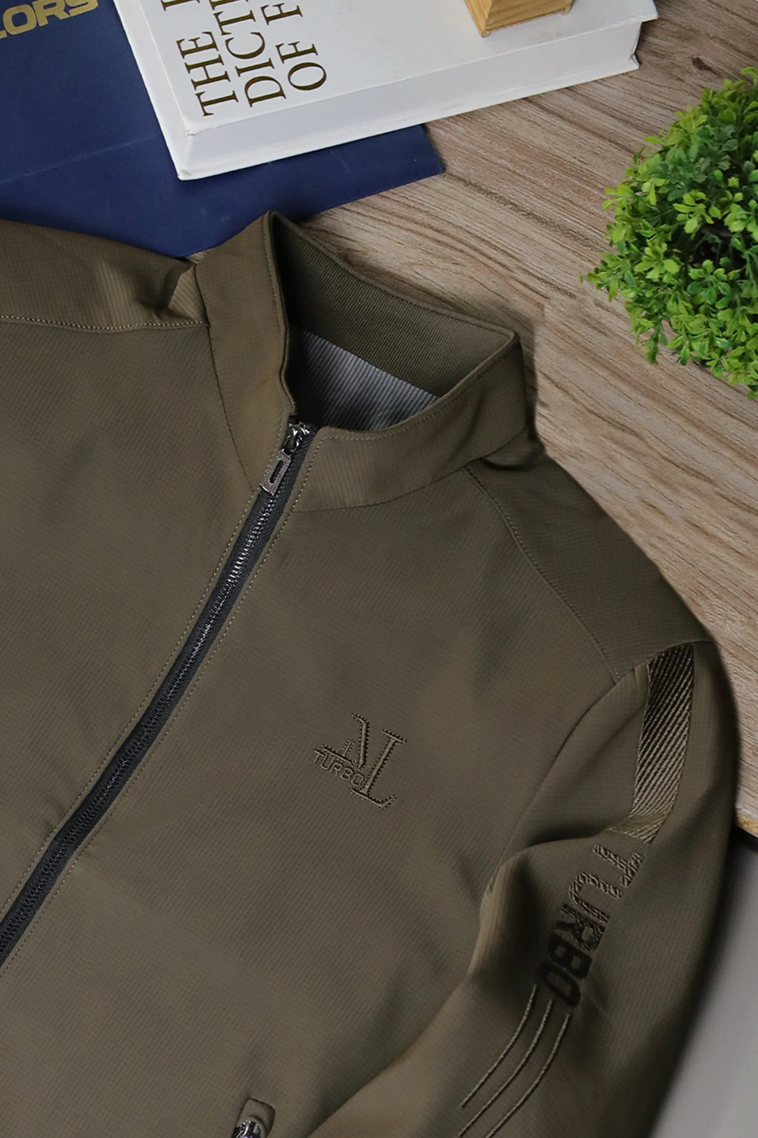 Full-Zip Bomber Imported Light Weight Jacket - Image 7