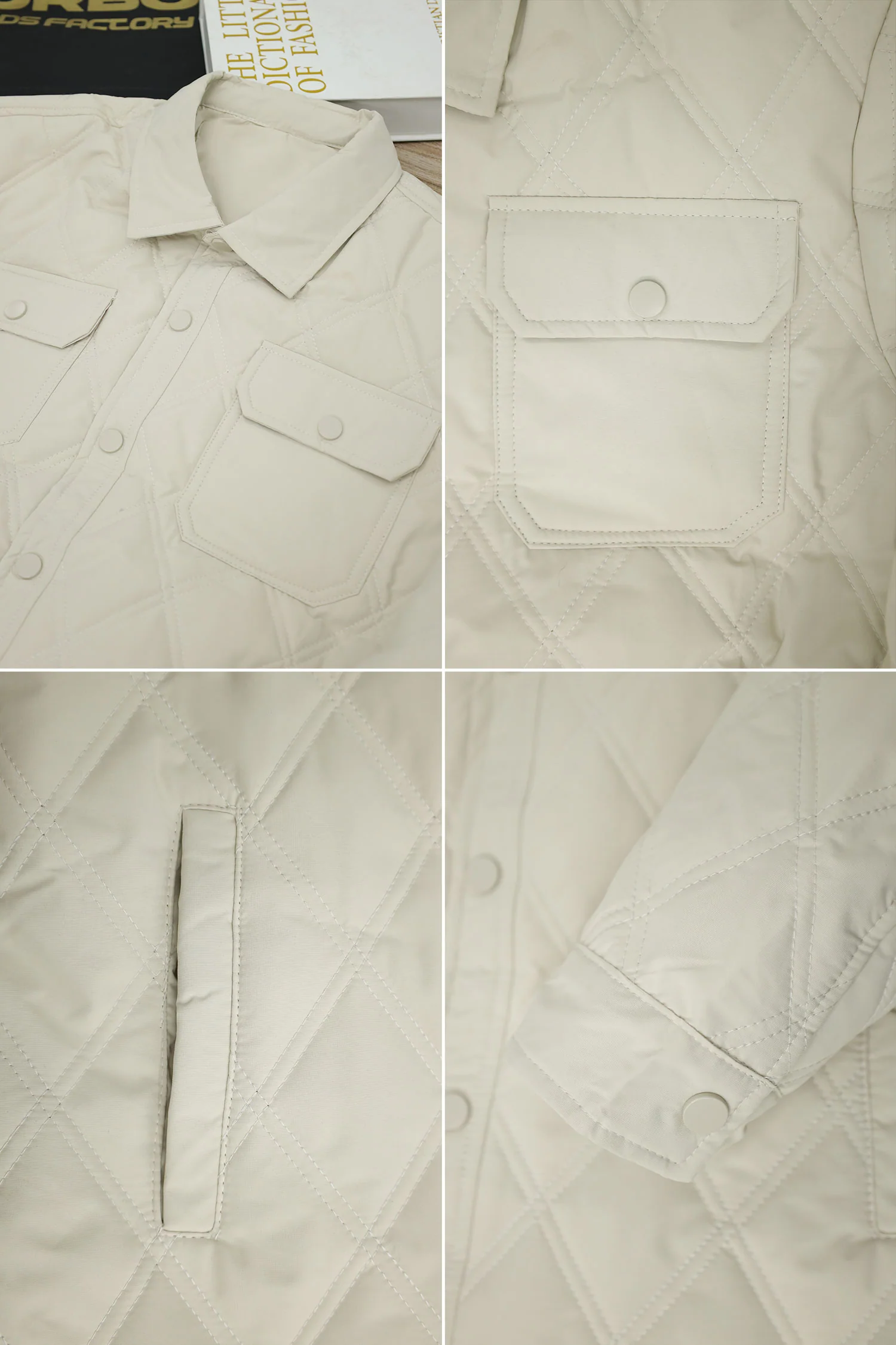 Regular Fit Self Design Imported Puffer Jacket - Image 9