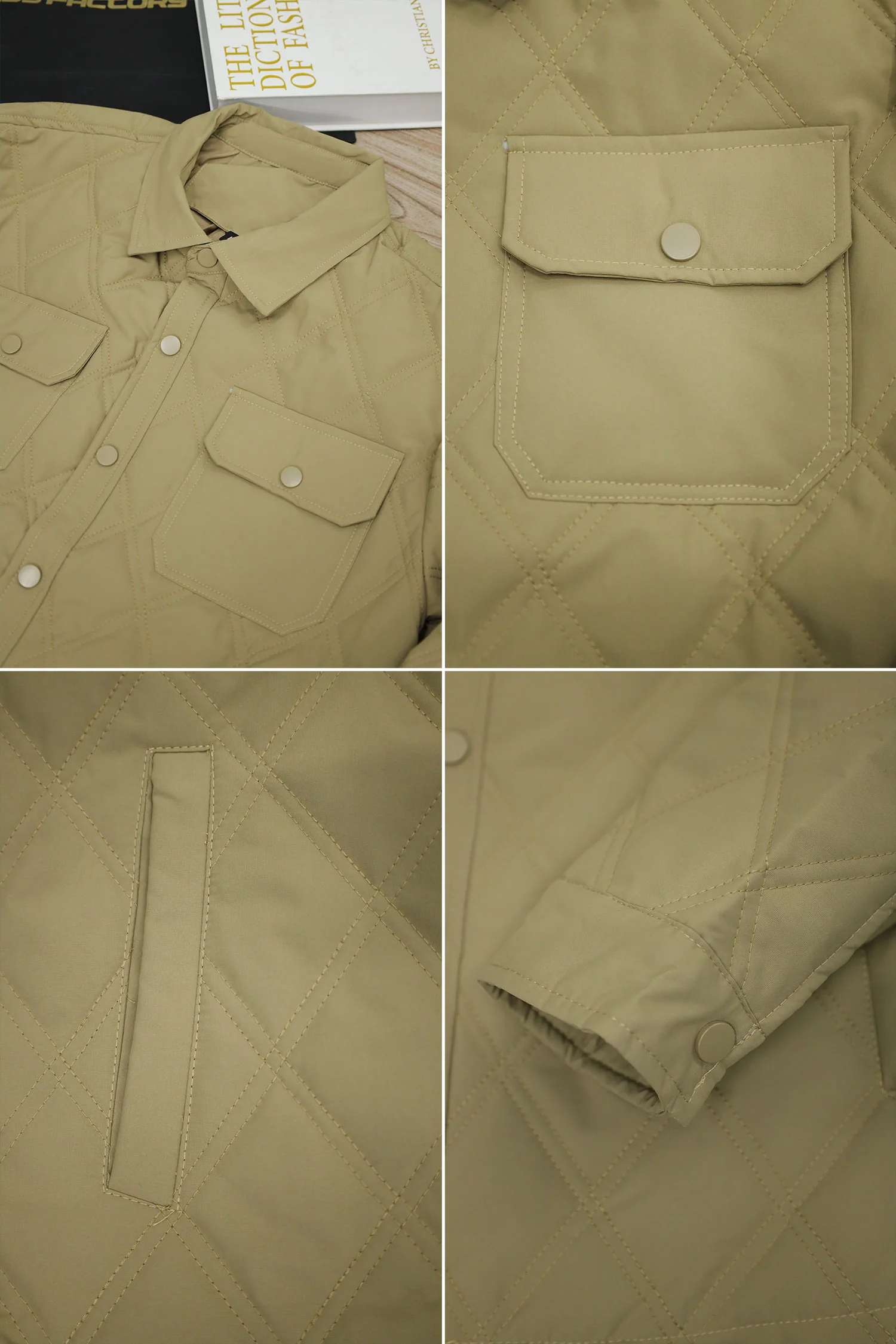 Regular Fit Self Design Imported Puffer Jacket - Image 3